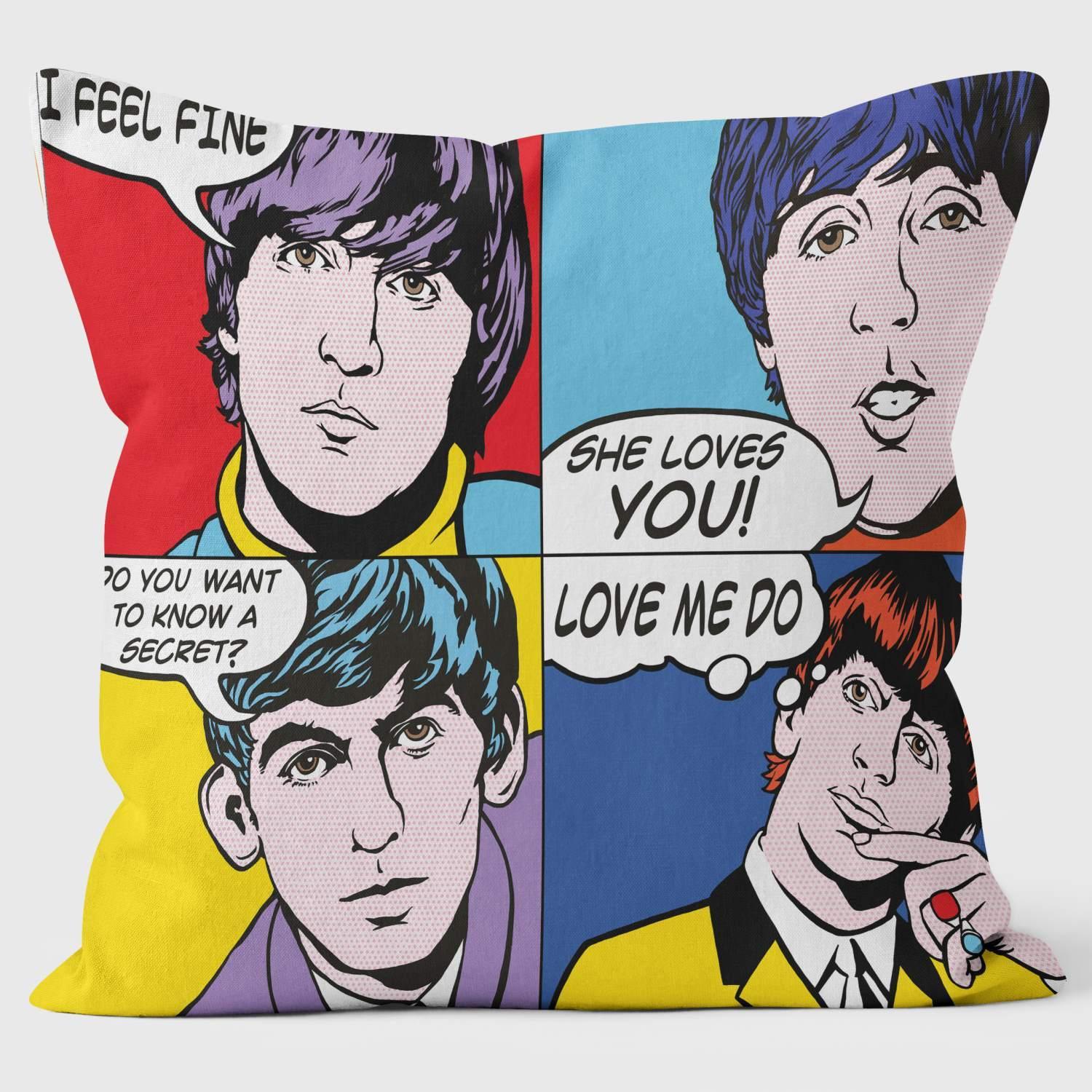 Beatles Early Period - Youngerman Art Cushions - Handmade Cushions UK - WeLoveCushions