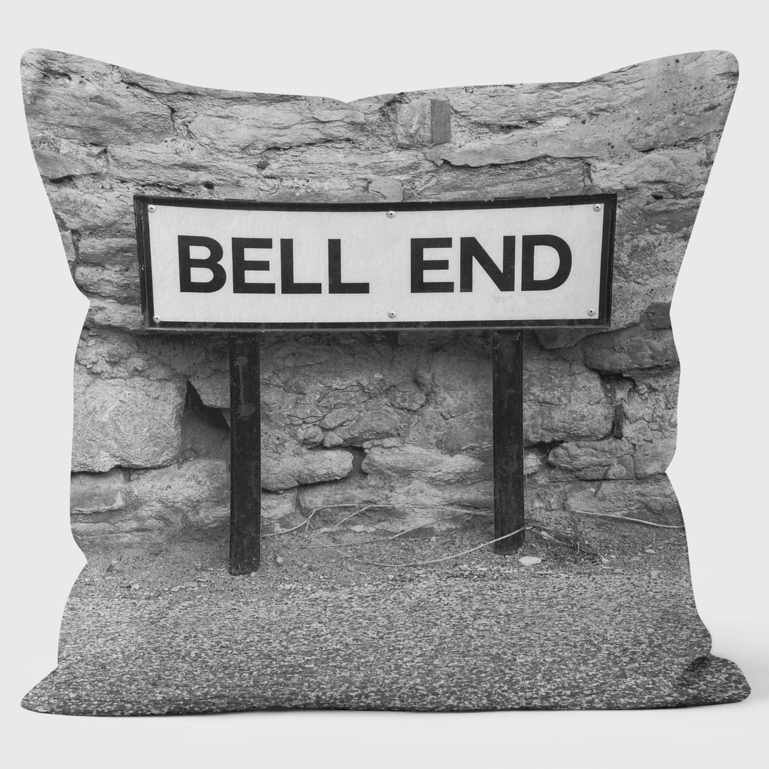 Bell End - Lesser Spotted Britain Cushion - Handmade Cushions UK - WeLoveCushions