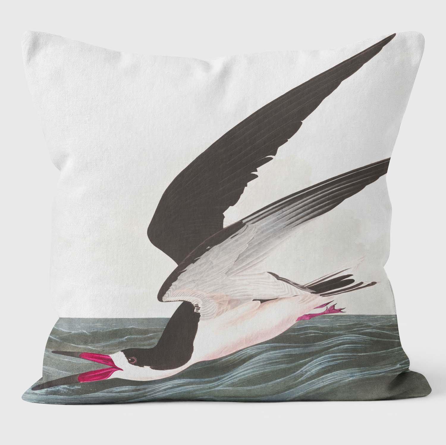 Black Skimmer Shearwater Birds Of America Cushions - Handmade Cushions UK - WeLoveCushions