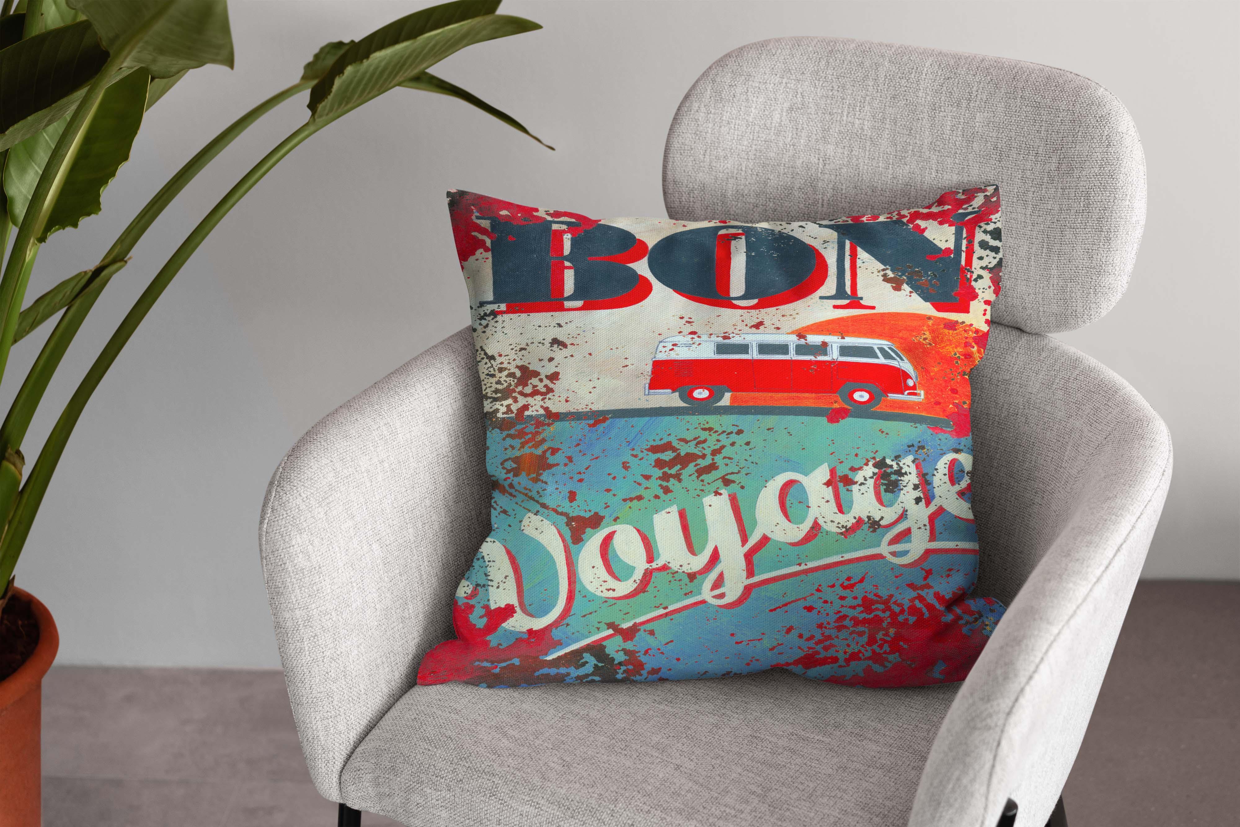Bon Voyage - Martin Wiscombe - Art Print Cushion