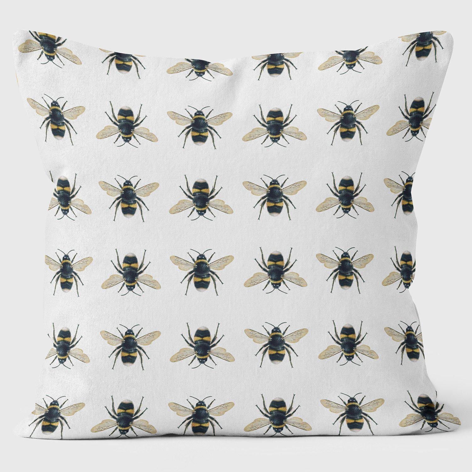 Busy Bee - Art Print Cushion - Handmade Cushions UK - WeLoveCushions