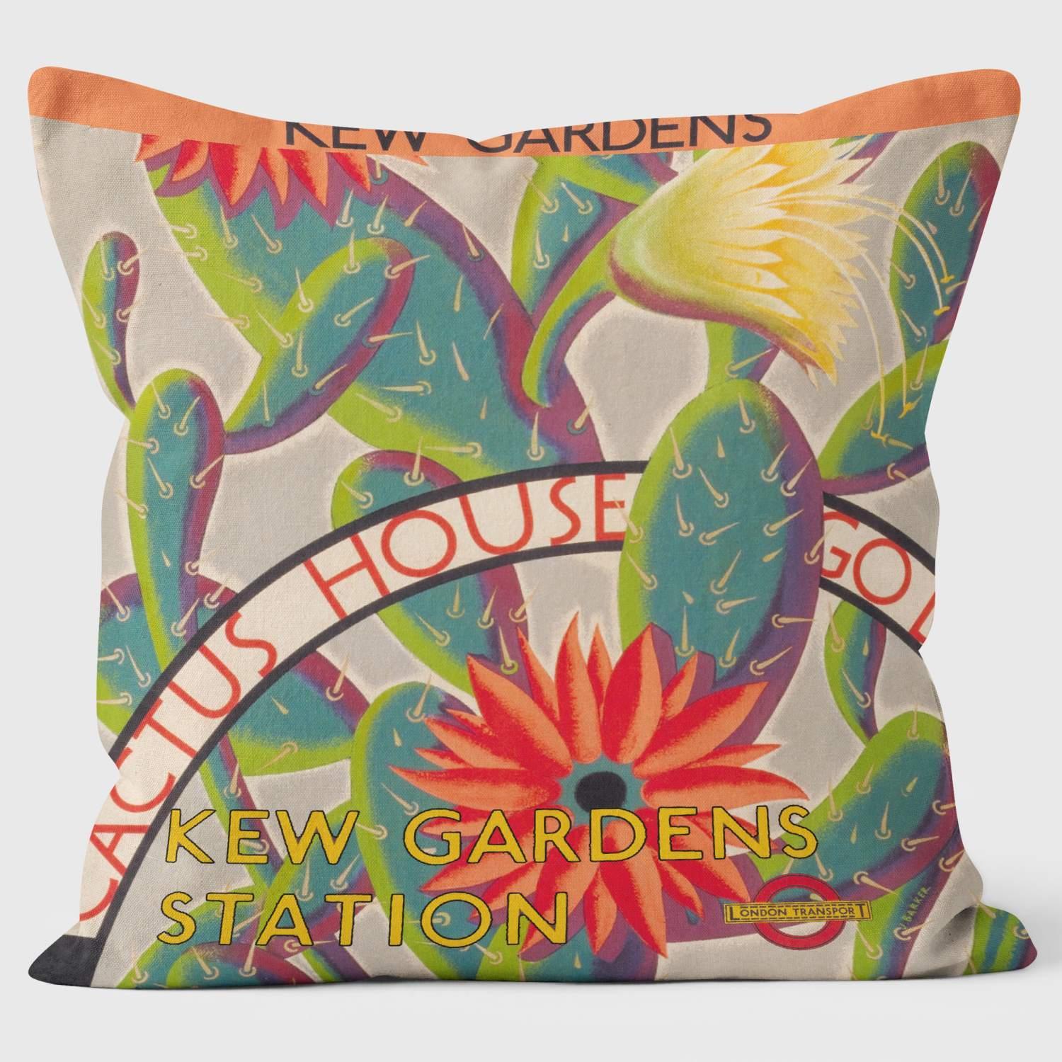 Cactus - London Transport Cushion - Handmade Cushions UK - WeLoveCushions