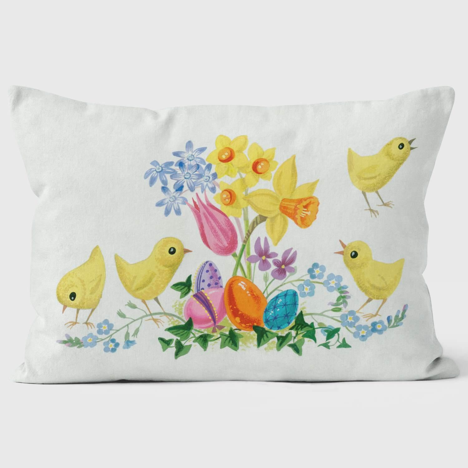 Chicks & Easter Eggs - Special Occasions Cushion - Handmade Cushions UK - WeLoveCushions