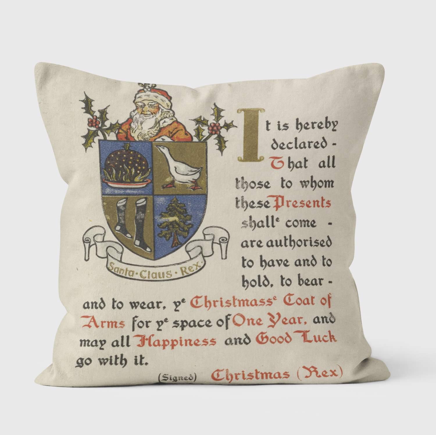 Christmas Book - British Library Cushions - Handmade Cushions UK - WeLoveCushions