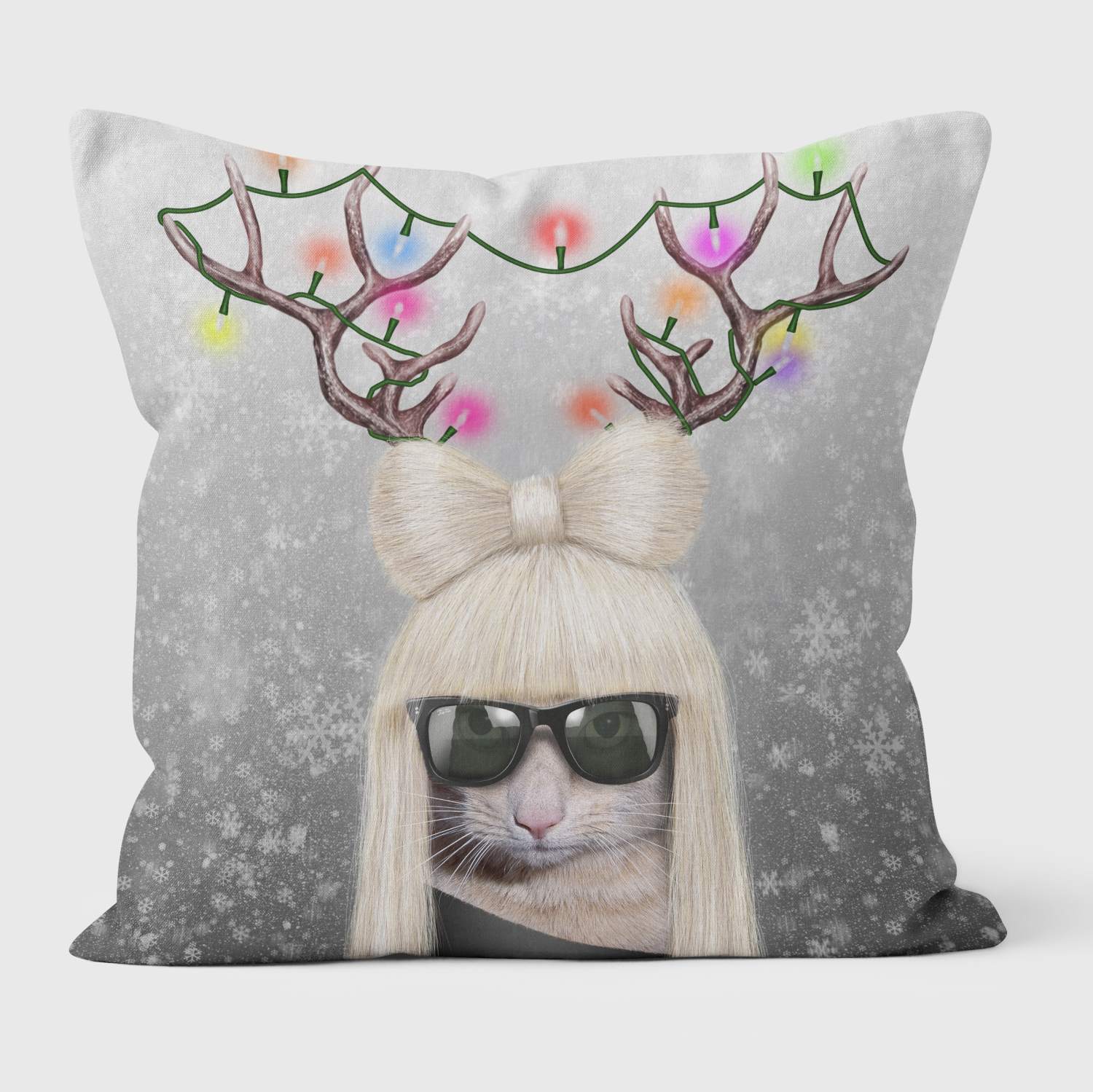 Christmas Pets Rock GG - Pets Rock Cushion - Handmade Cushions UK - WeLoveCushions