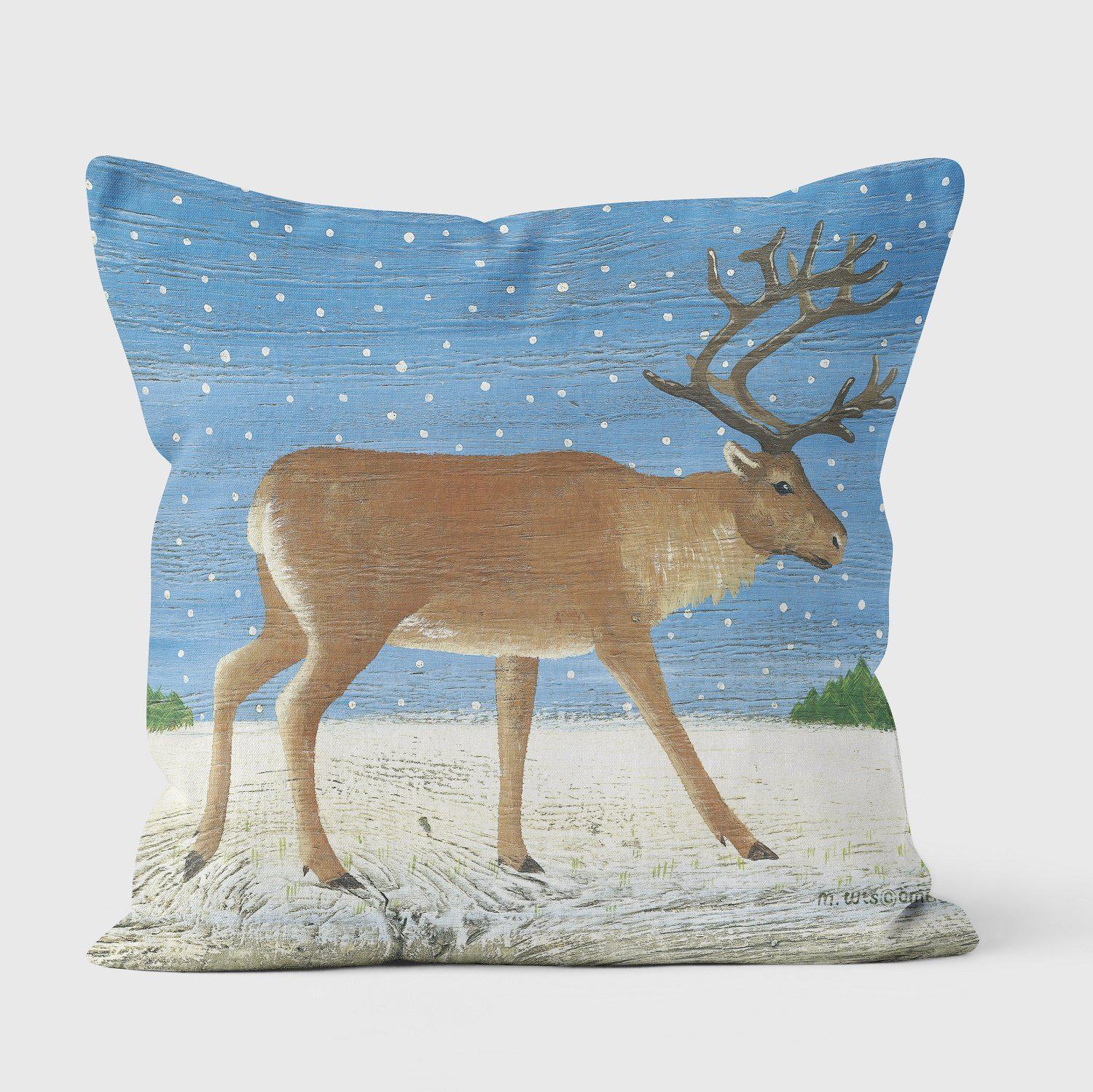 Christmas Reindeer - Martin Wiscombe Cushions - Handmade Cushions UK - WeLoveCushions