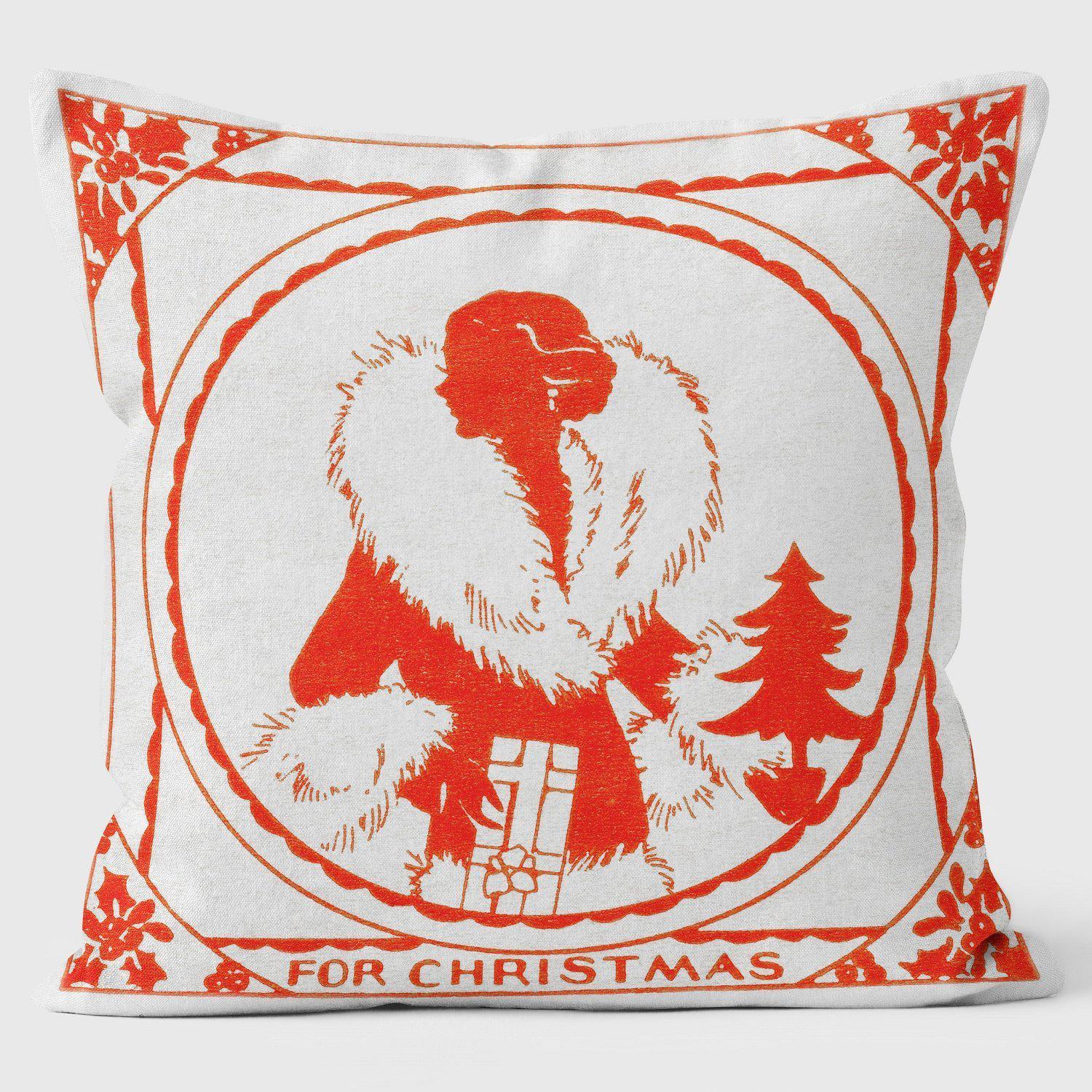 Christmas Silhouette - Christmas Cushion - Handmade Cushions UK - WeLoveCushions