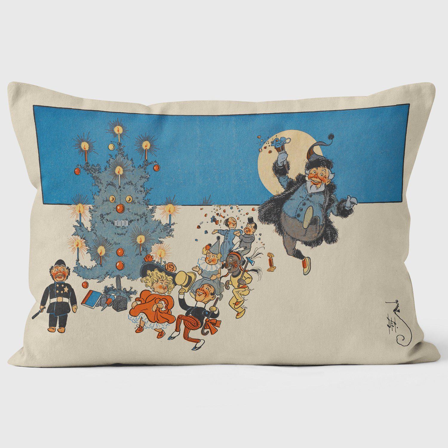 Christmas Tree - British Library Cushions - Handmade Cushions UK - WeLoveCushions