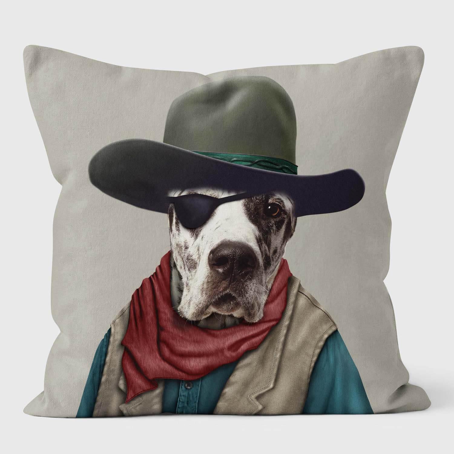 Cowboy - Pets Rock Cushion - Handmade Cushions UK - WeLoveCushions