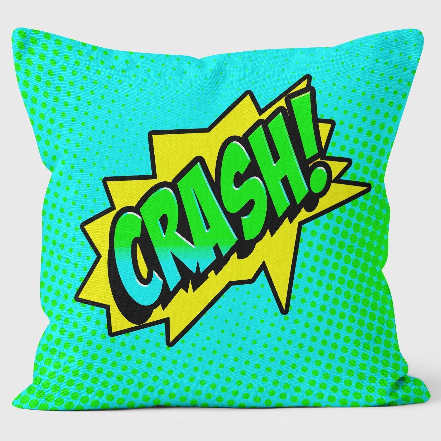 Crash! - Art Print Cushion - Handmade Cushions UK - WeLoveCushions