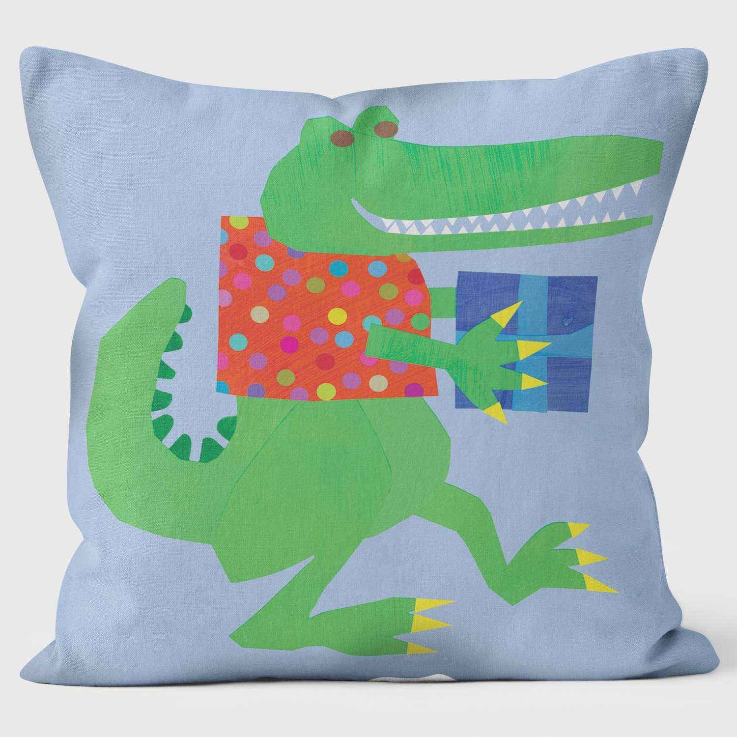 Crocodile - Kali Stileman Cushion - Handmade Cushions UK - WeLoveCushions