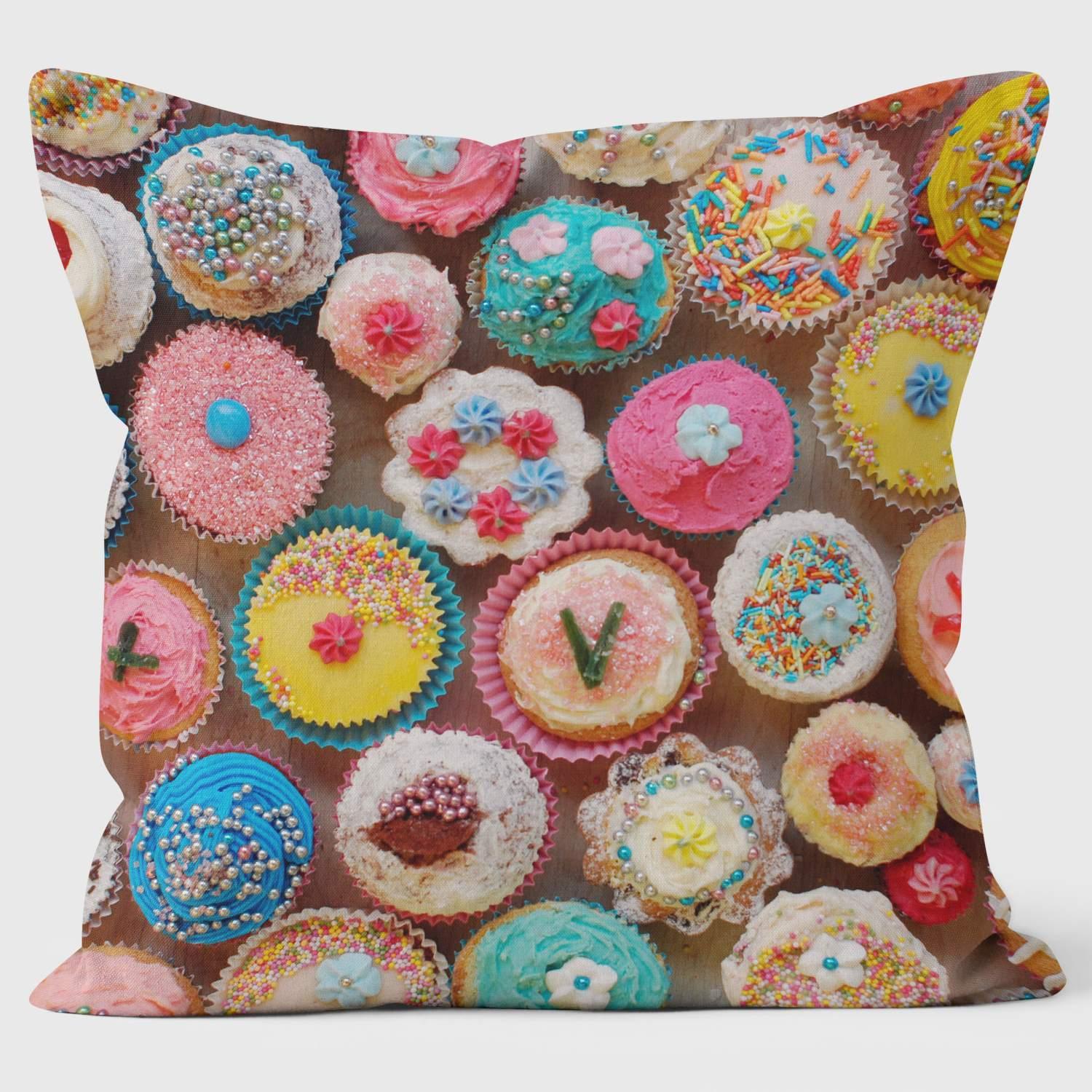 Cupcakes #3 - Ella Lancaster Cushion - Handmade Cushions UK - WeLoveCushions
