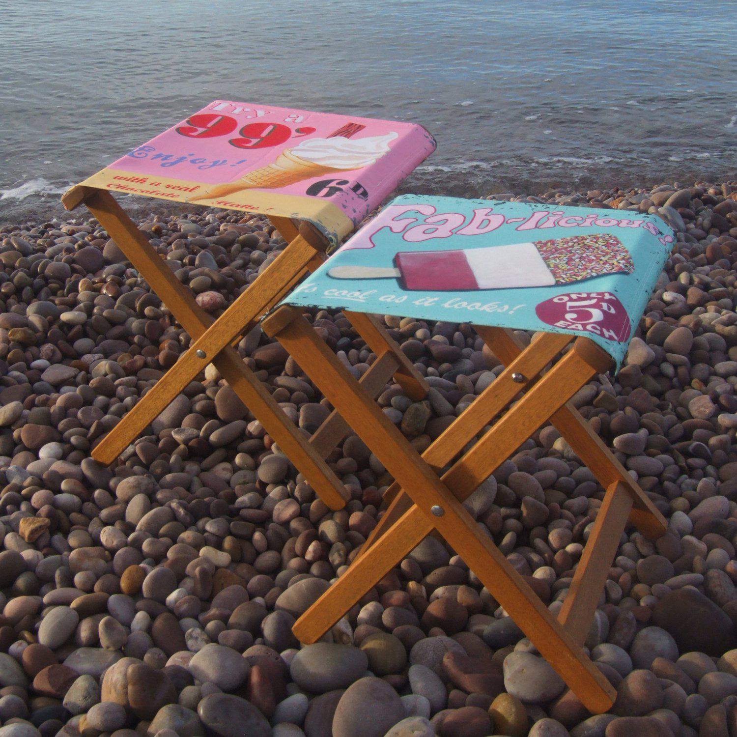 99 Flake - Martin Wiscombe - Outdoor Glamping Camping  Stool