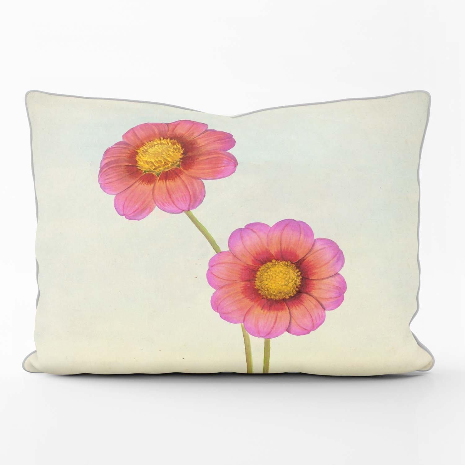 Dahlia Little Jenny - Alfred Wise Outdoor Cushion - Handmade Cushions UK - WeLoveCushions
