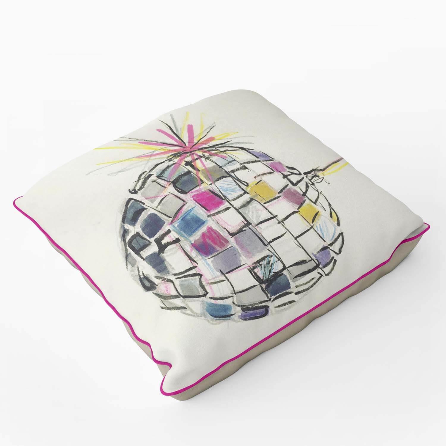 Disco Ball Collection - Ibiza - Sarah Thornton Cushion - Handmade Cushions UK - WeLoveCushions