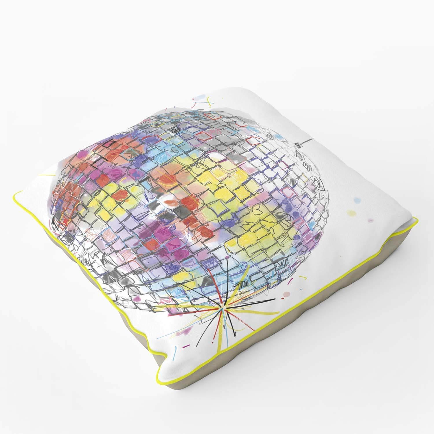 Disco Ball Collection - Mirrorball Dreamer - Sarah Thornton Cushion - Handmade Cushions UK - WeLoveCushions