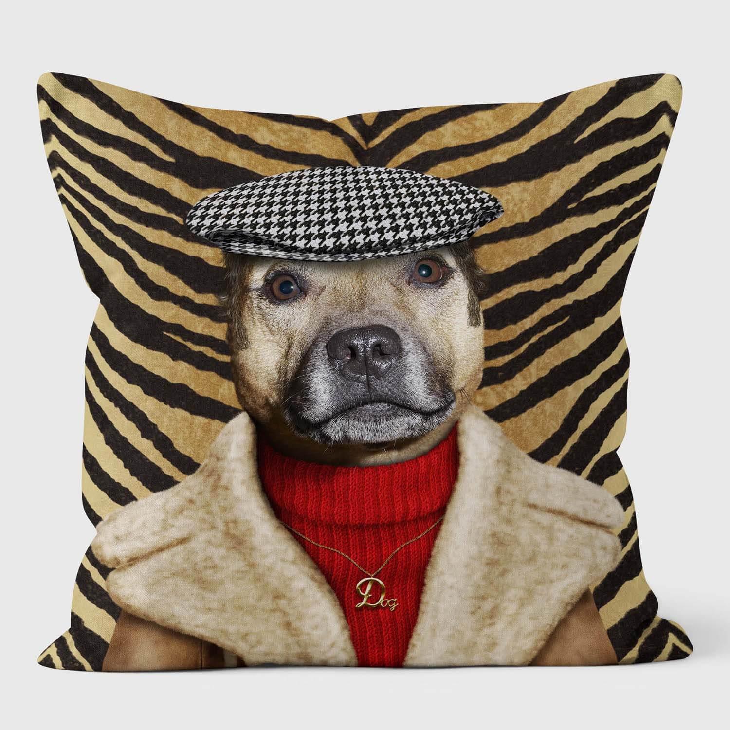 Dog Boy - Pets Rock Cushion - Handmade Cushions UK - WeLoveCushions