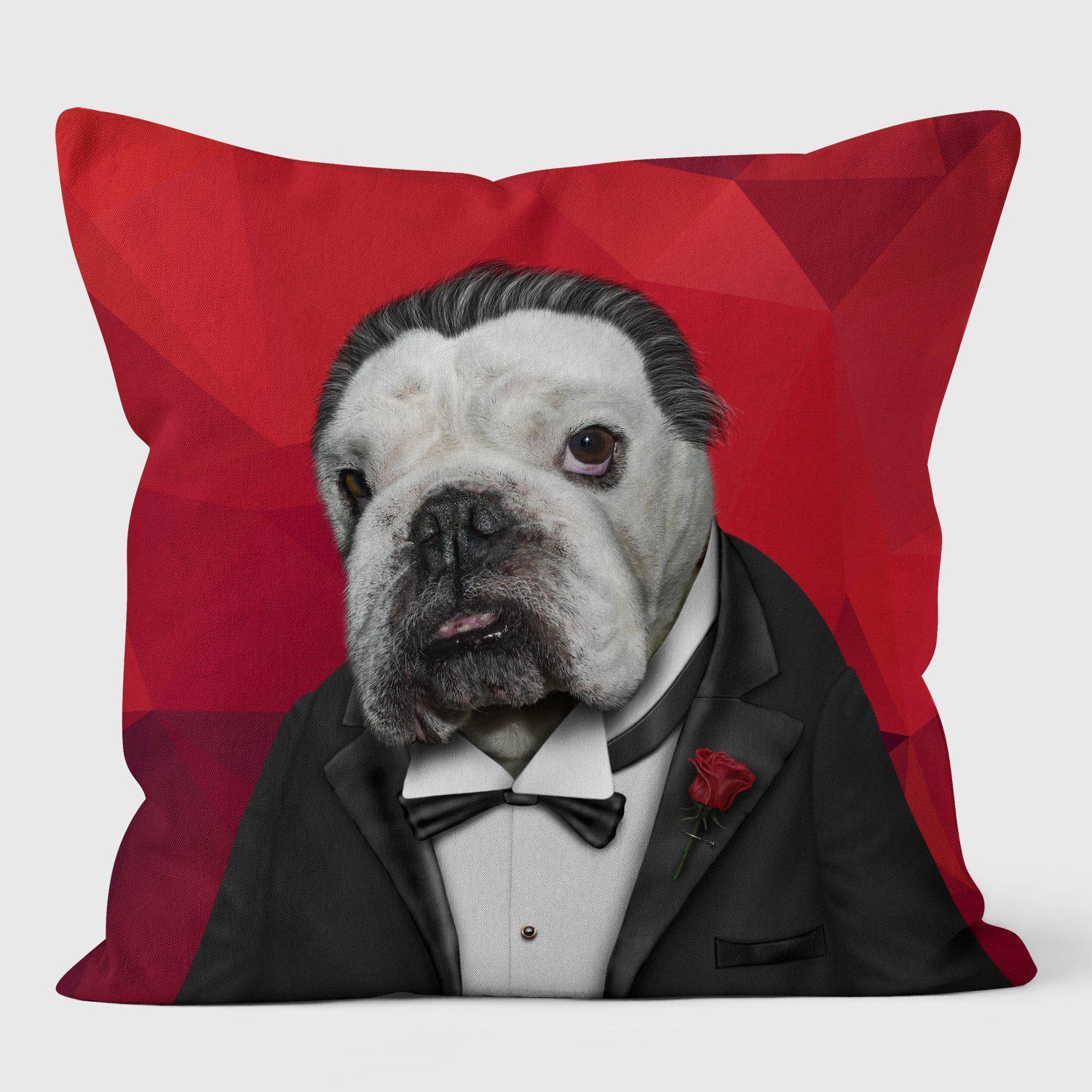Dog Father Geometric - Pets Rock Cushion - Handmade Cushions UK - WeLoveCushions