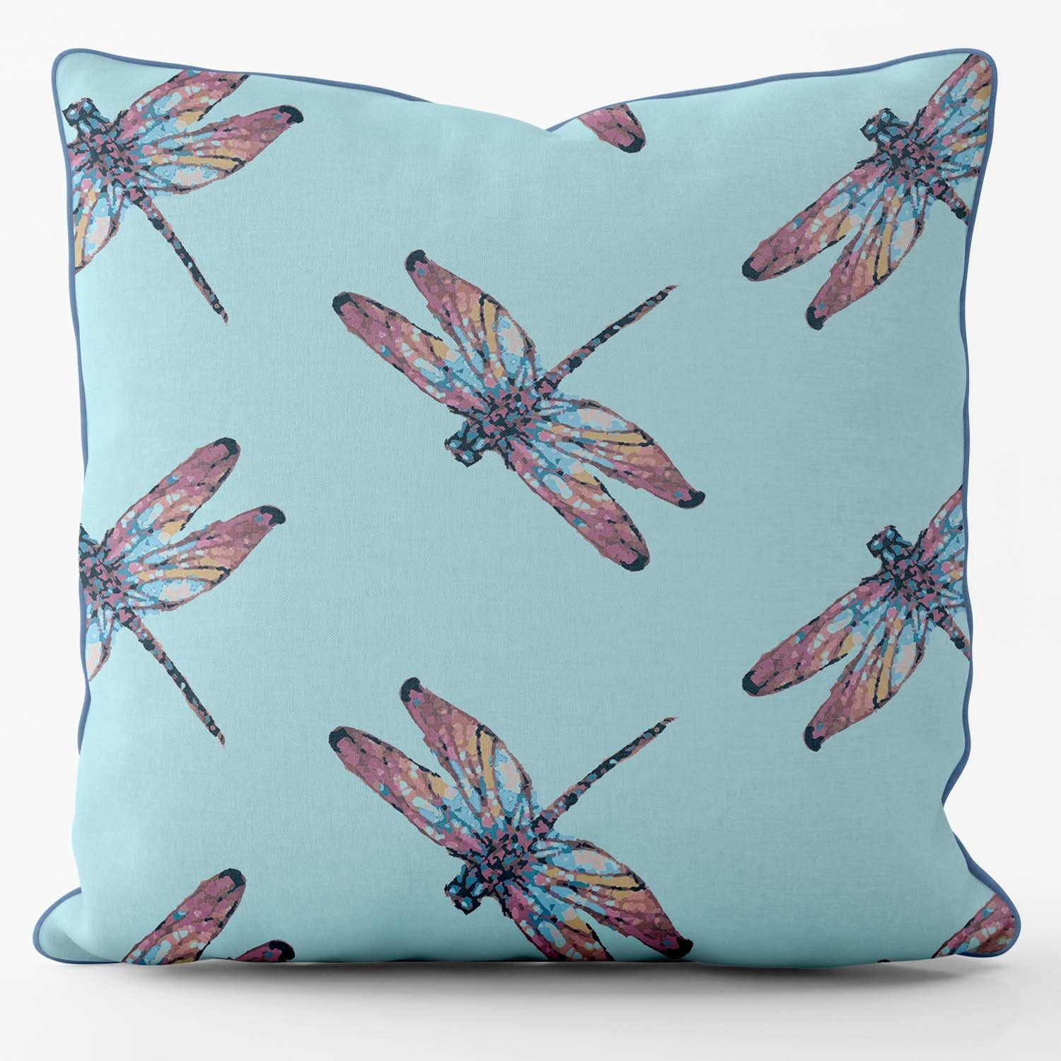 Dragonfly -Their Nibs Cushion - Handmade Cushions UK - WeLoveCushions