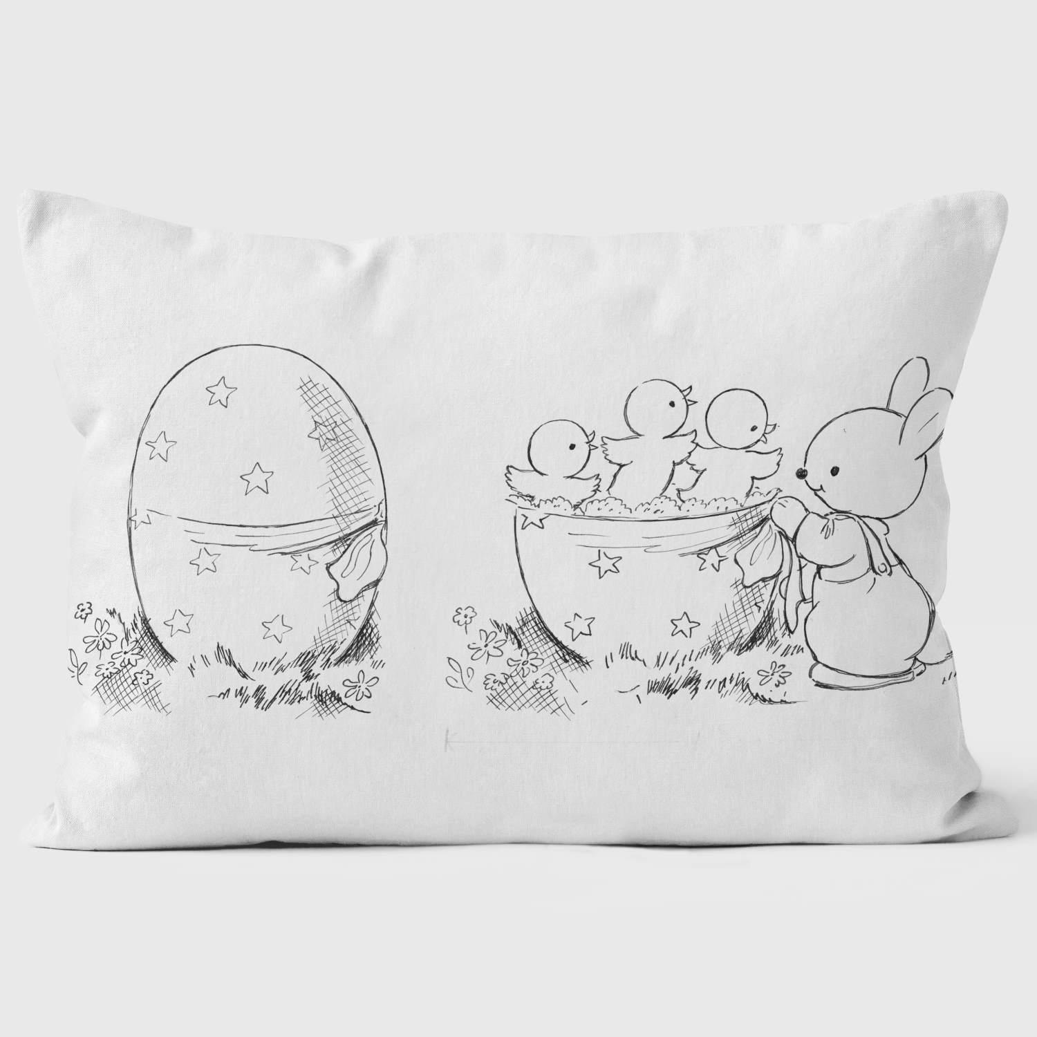 Easter Surprise - Special Occasions Cushion - Handmade Cushions UK - WeLoveCushions