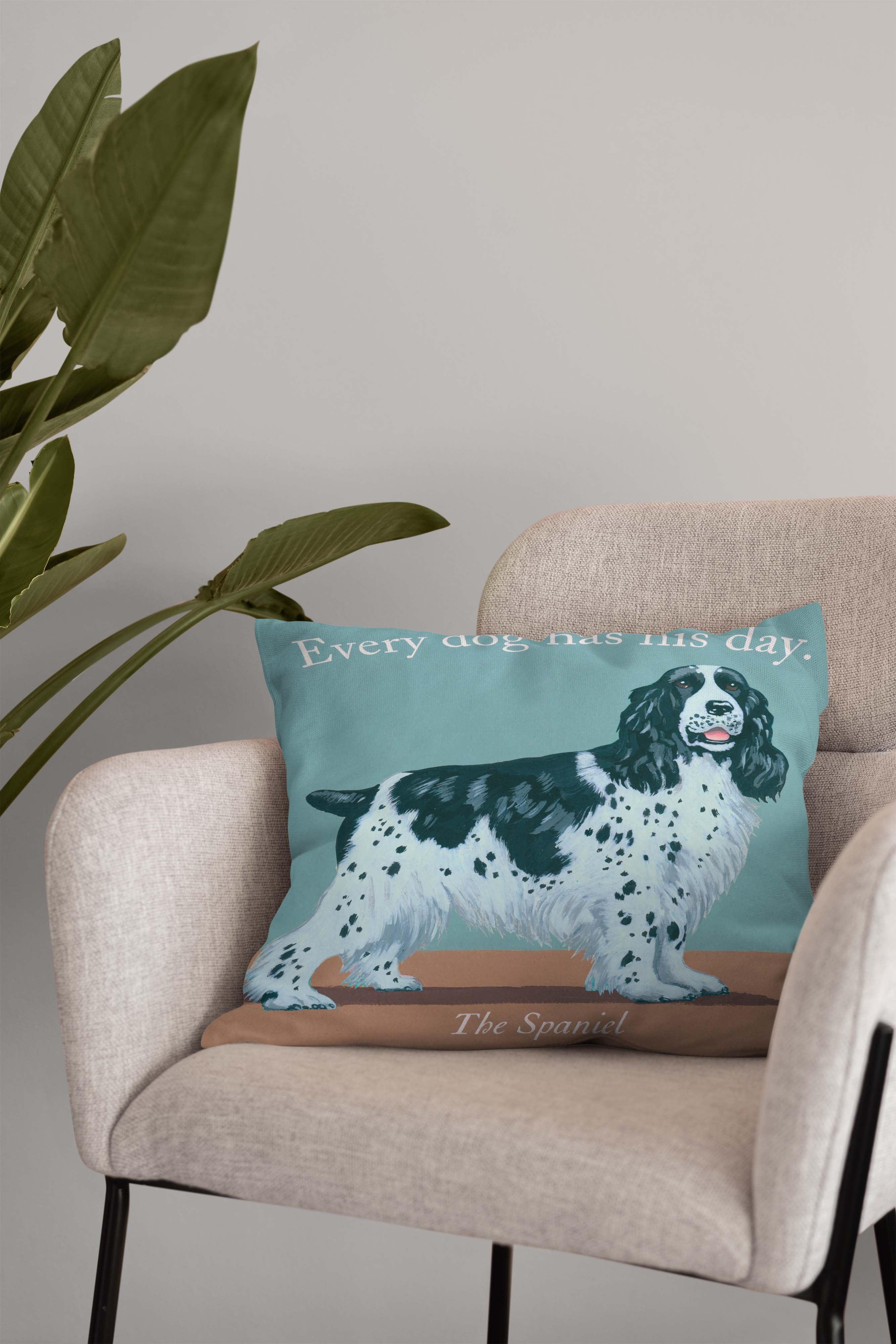 Every Dog Has His Day - Martin Wiscombe - Art Print Cushion