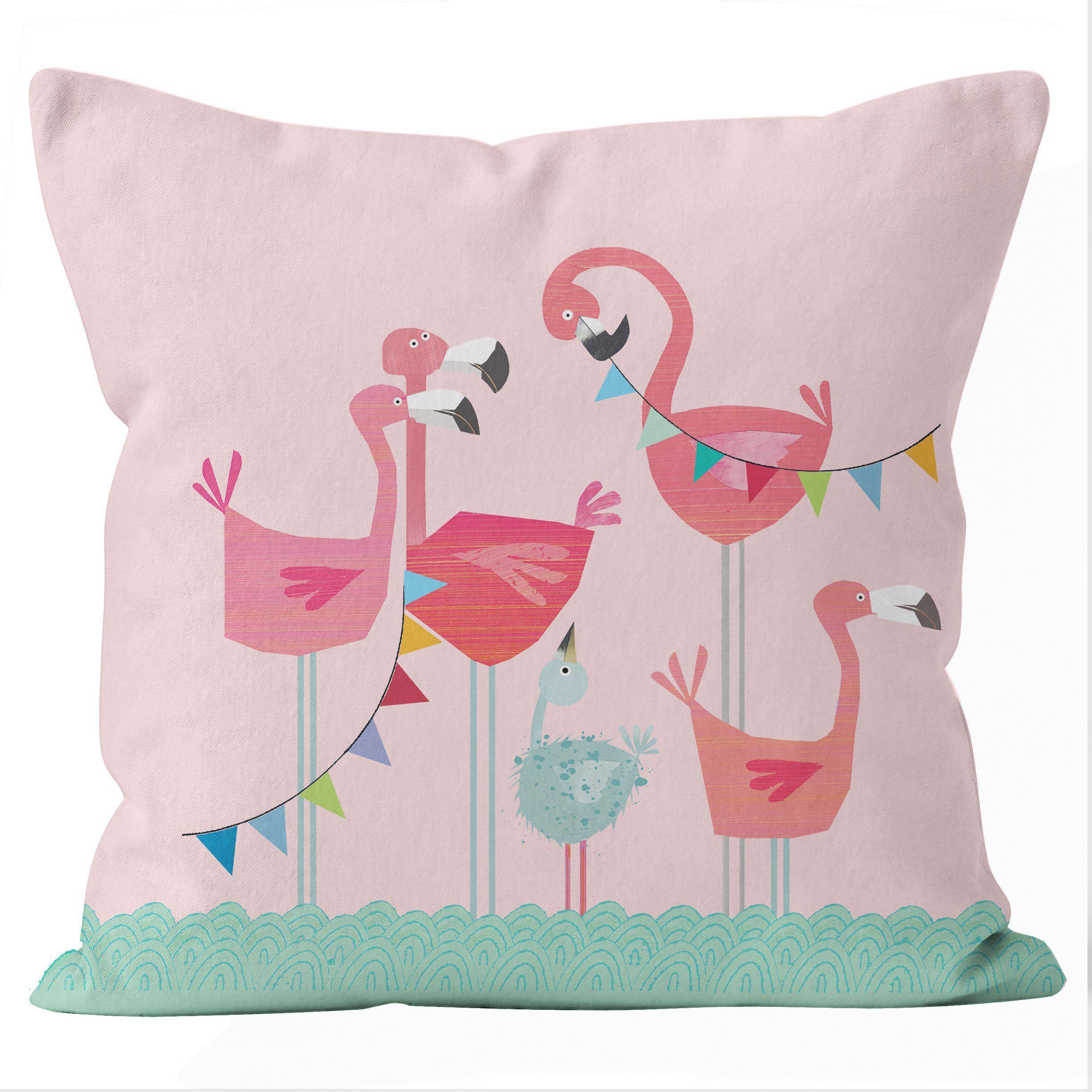 Flamingo - Kali Stileman Cushion - Handmade Cushions UK - WeLoveCushions