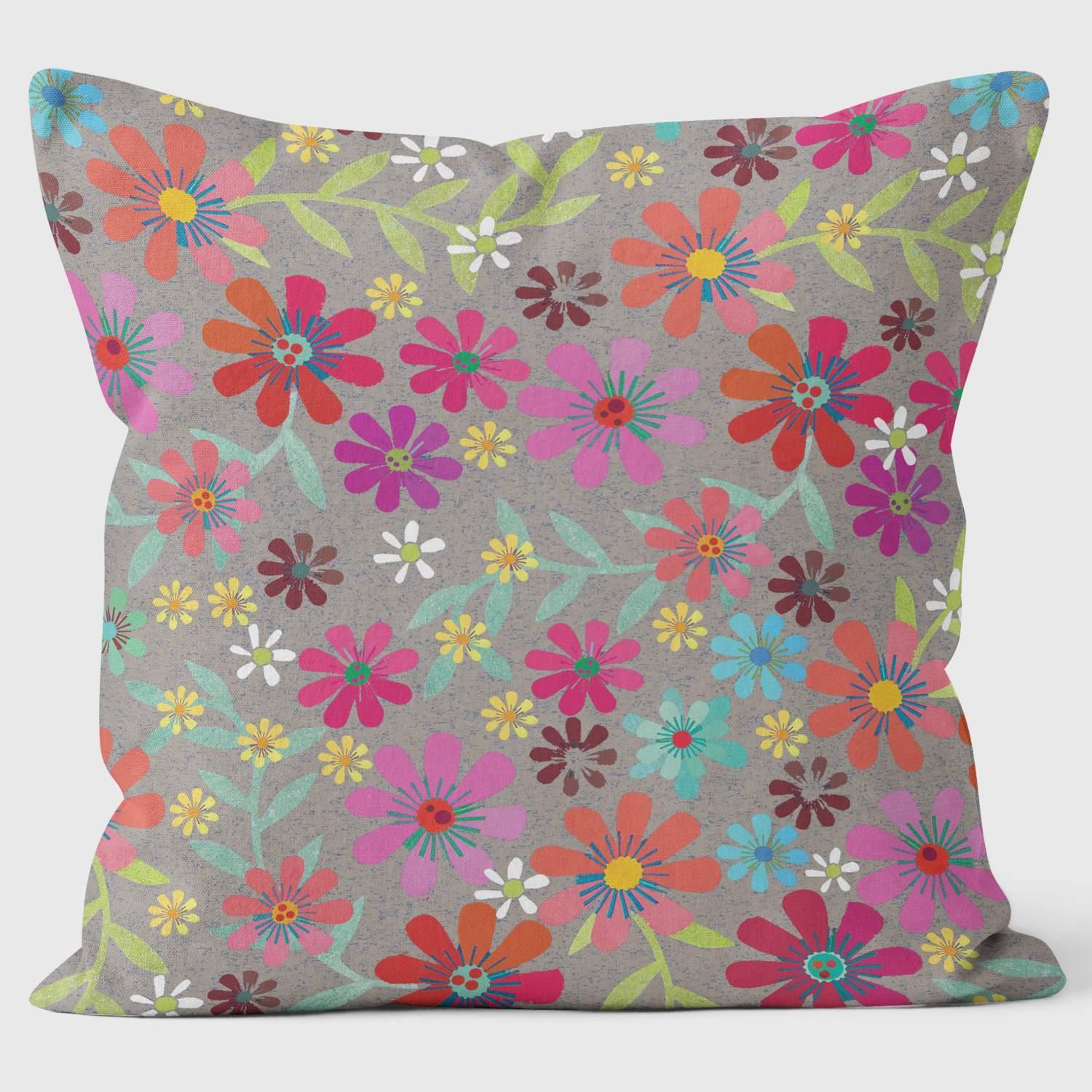 Flowers - Kali Stileman Cushion - Handmade Cushions UK - WeLoveCushions