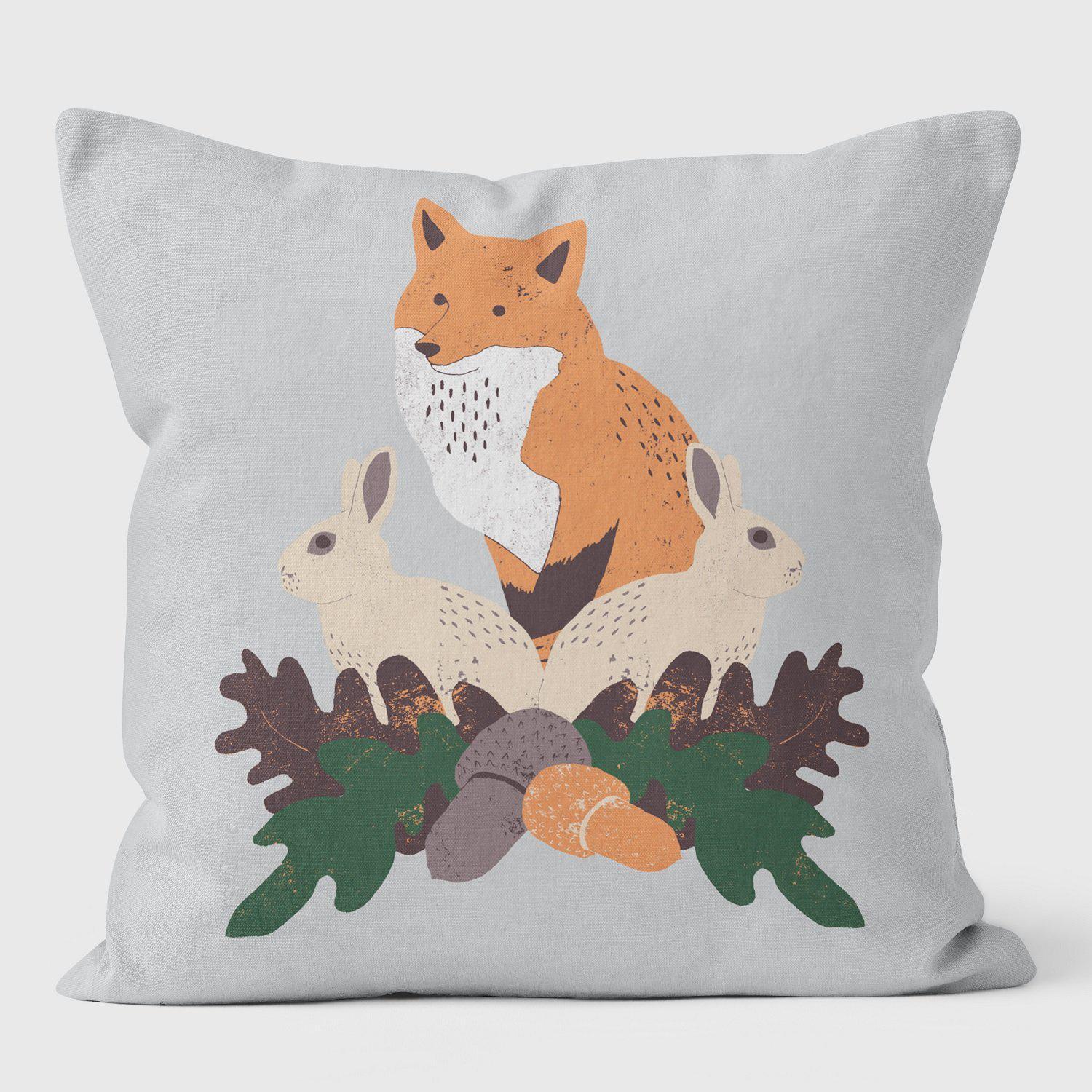 Fox Cushion - Christmas Seasonal Cushion - Handmade Cushions UK - WeLoveCushions