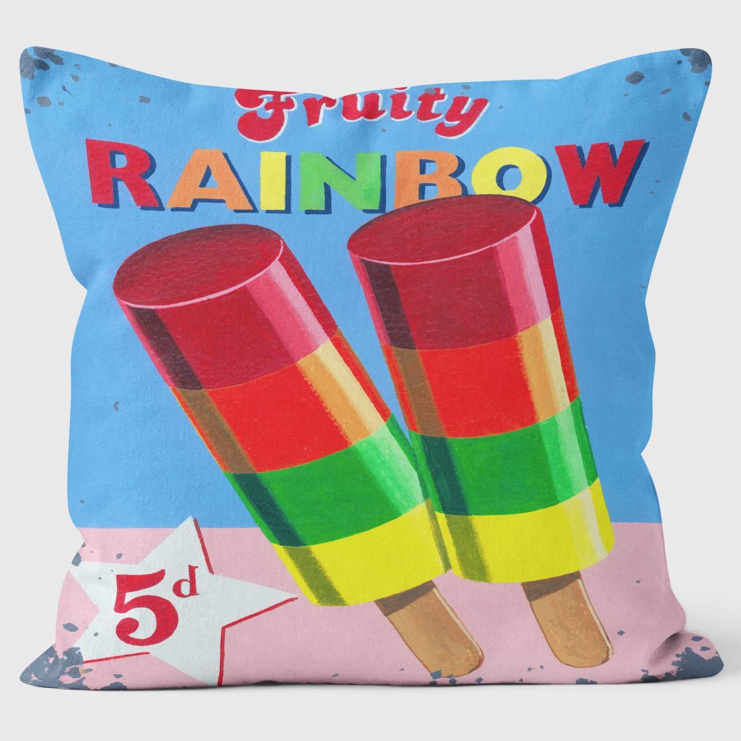 Fruity Rainbow - Martin Wiscombe - Art Print Cushion - Handmade Cushions UK - WeLoveCushions