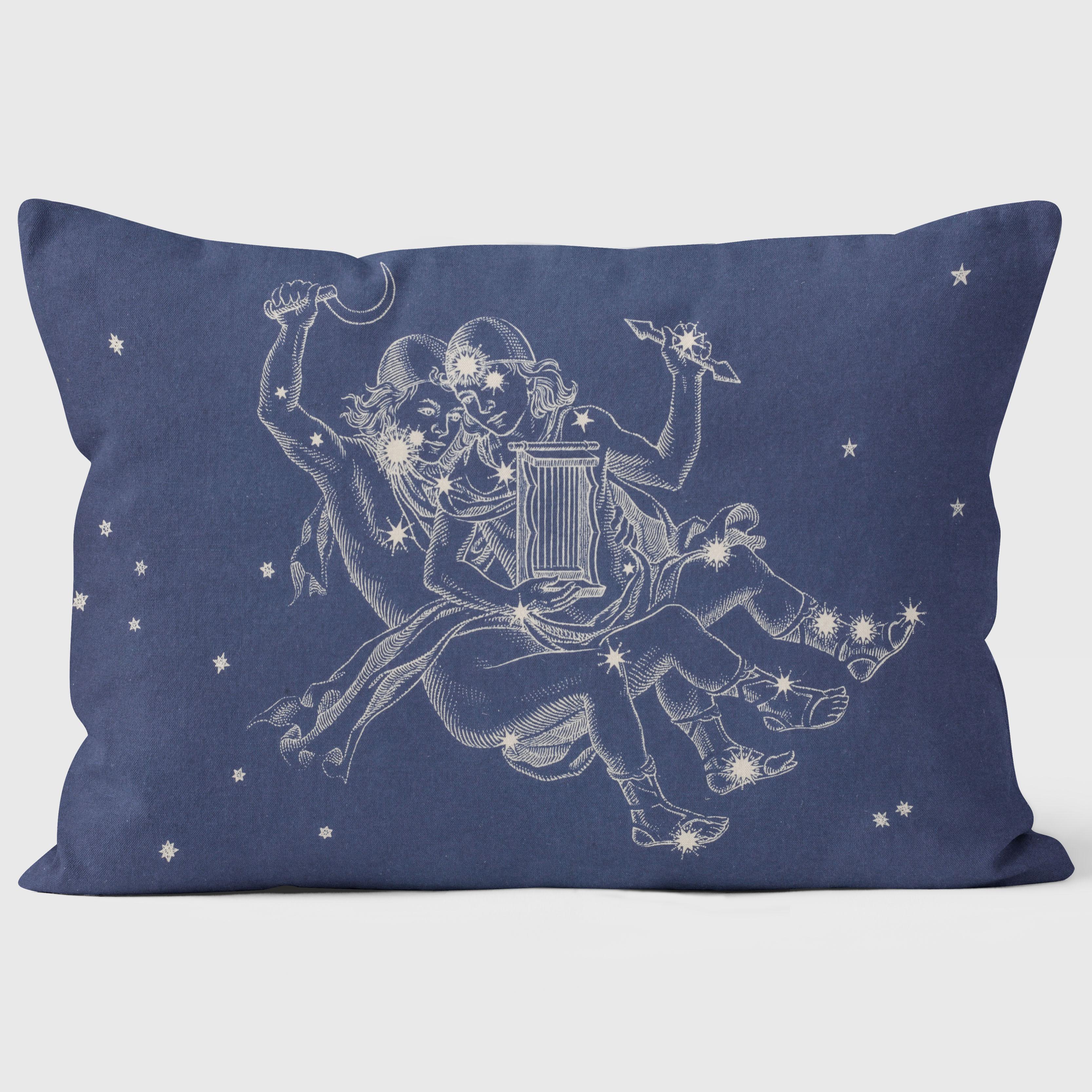 Gemini Zodiac Sign - "Starry - Starry Night" Cushion - Handmade Cushions UK - WeLoveCushions
