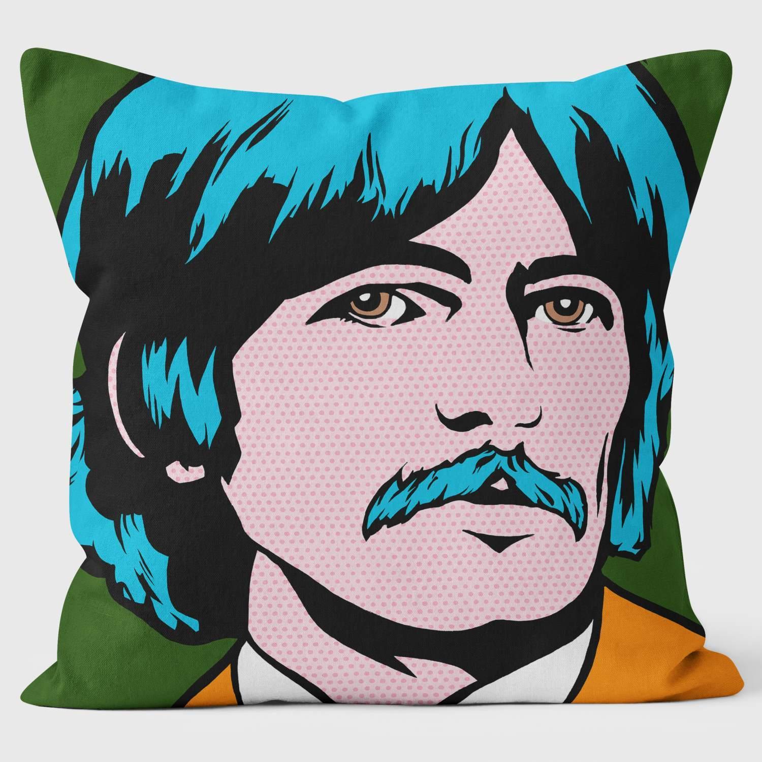 George Harrison - Youngerman Art Cushions - Handmade Cushions UK - WeLoveCushions