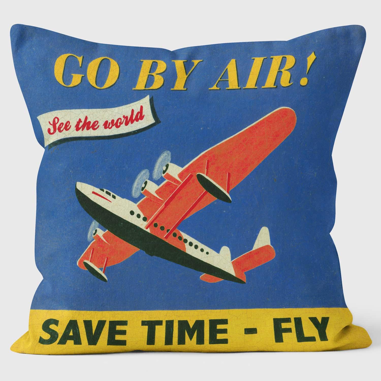 Go By Air! - Martin Wiscombe Cushion - Handmade Cushions UK - WeLoveCushions