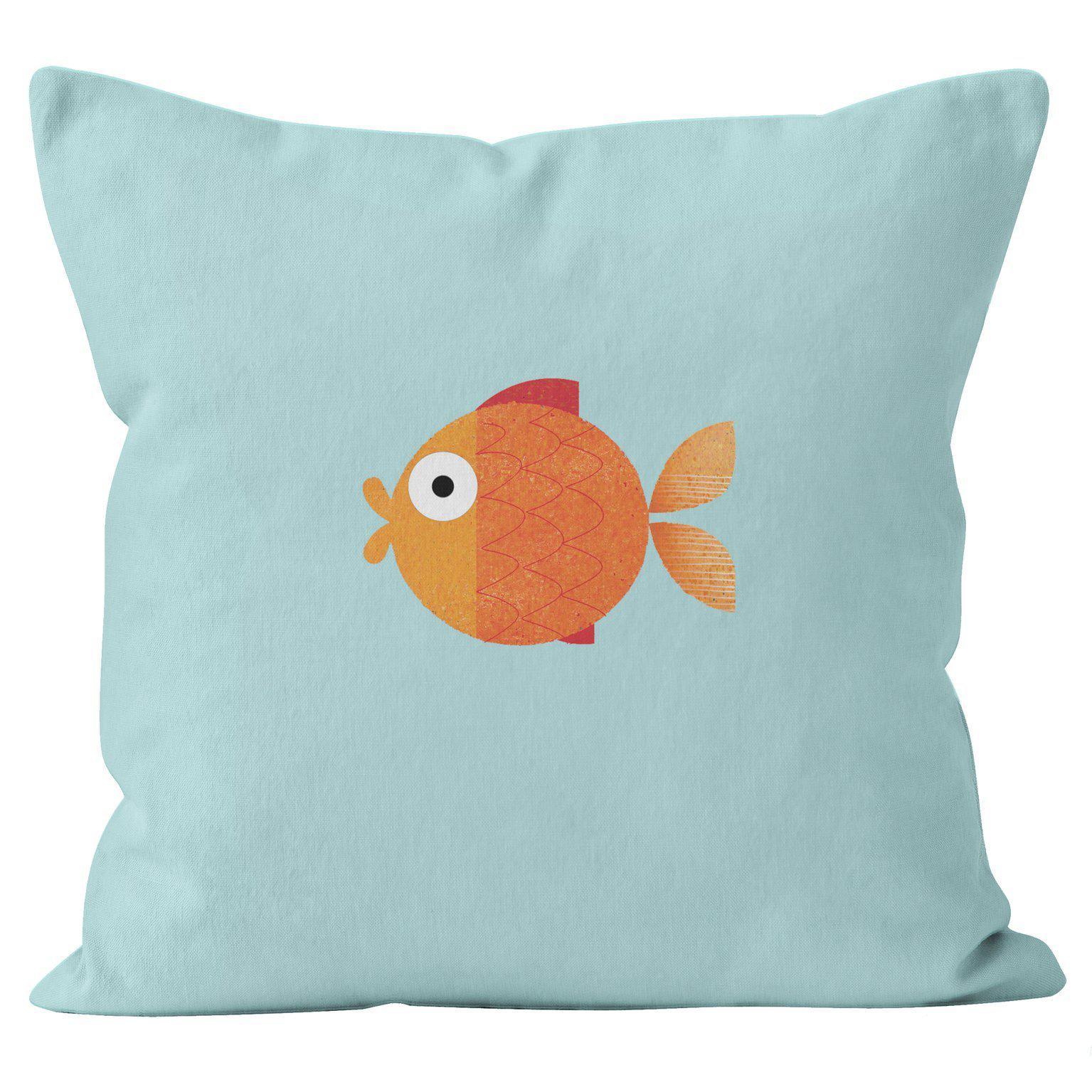 Goldfish - Kali Stileman Cushion - Handmade Cushions UK - WeLoveCushions