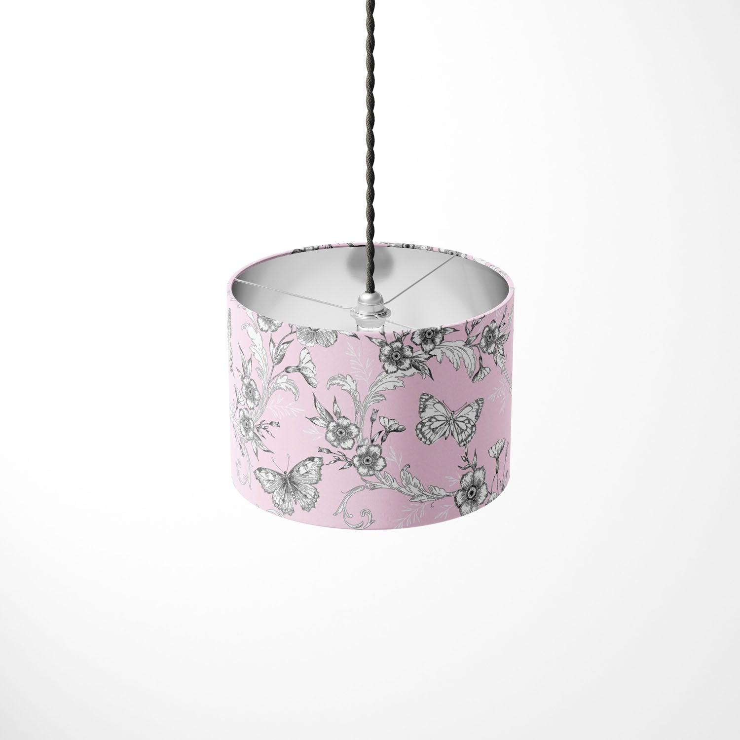 Trailing Butterfly Lampshade Pink - House Of Turnowsky Lampshade