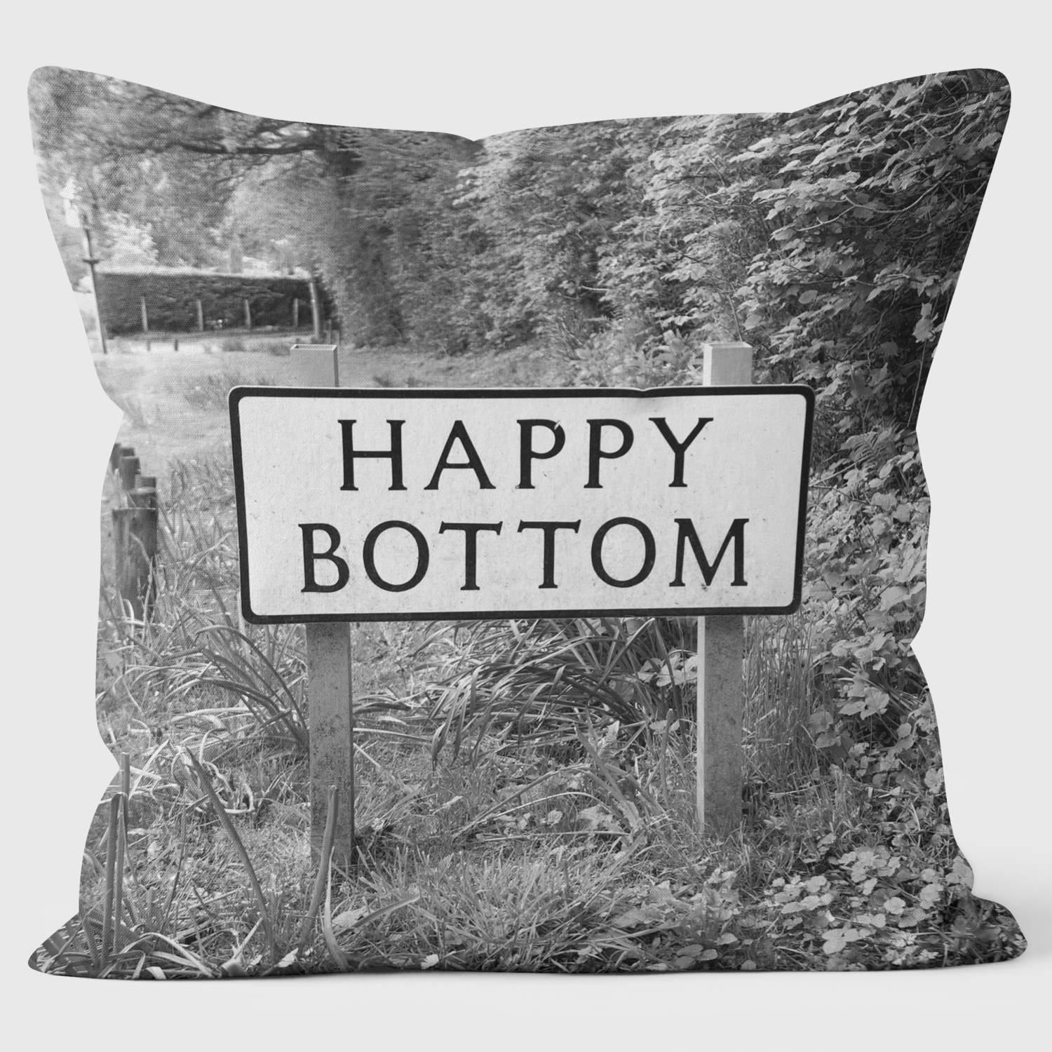 Happy Bottom - Lesser Spotted Britain Cushion - Handmade Cushions UK - WeLoveCushions