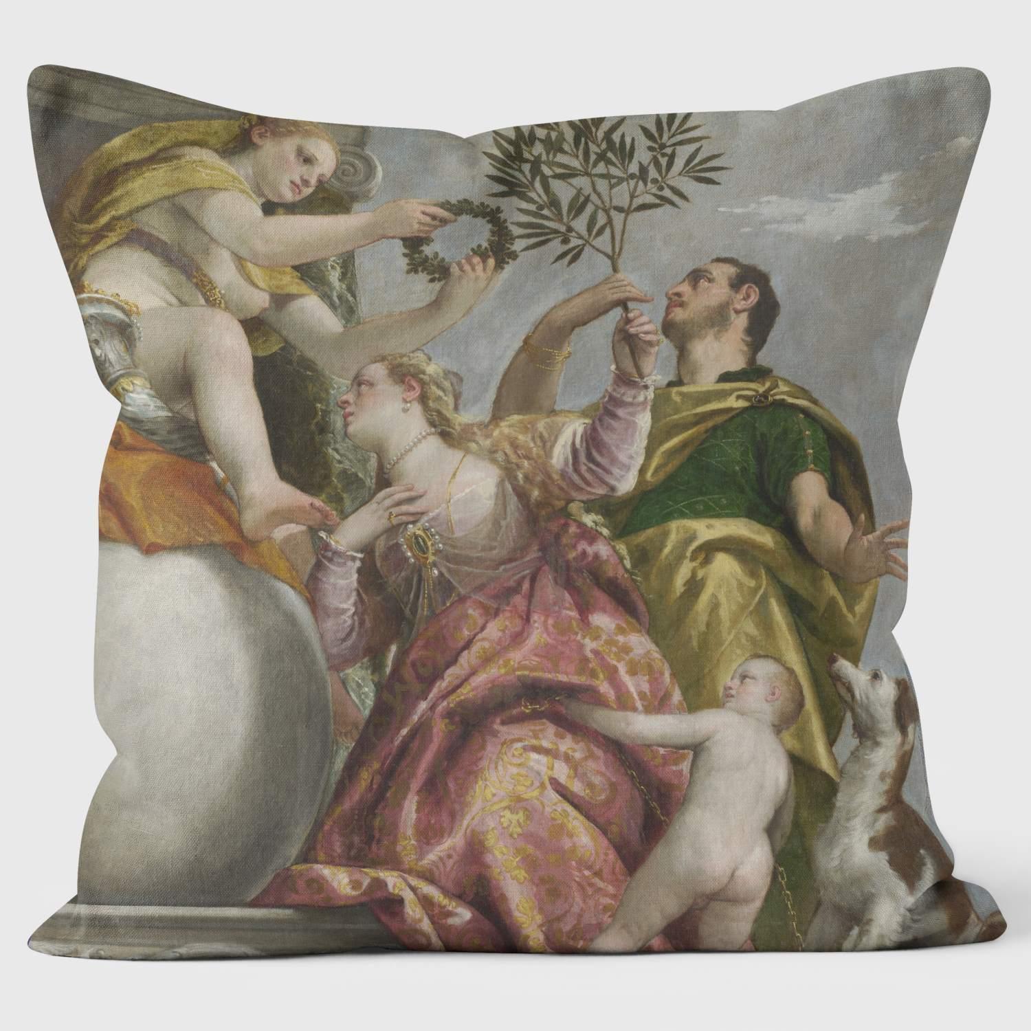 Veronese Happy Union - National Gallery Cushion - Handmade Cushions UK - WeLoveCushions