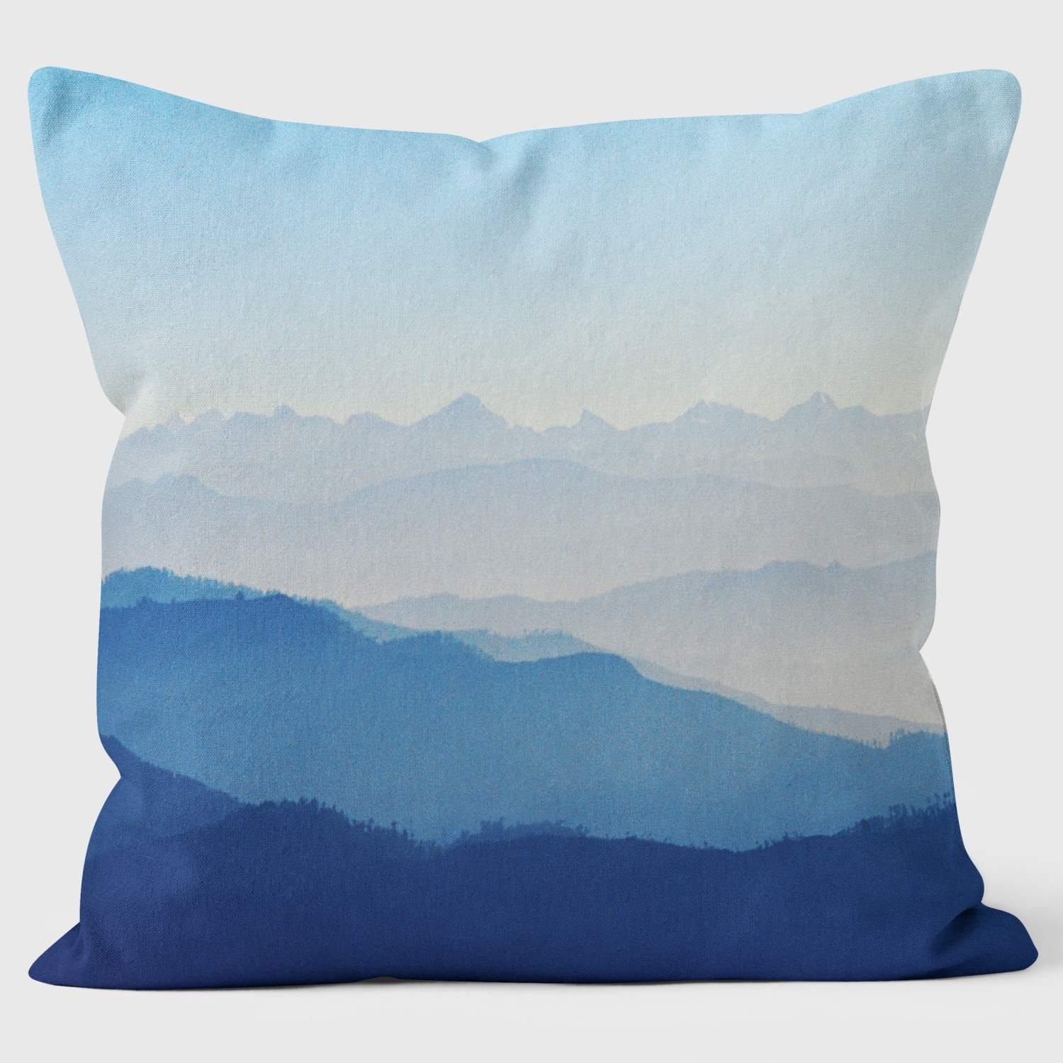 Himalaya Blue - Ella Lancaster Cushion - Handmade Cushions UK - WeLoveCushions