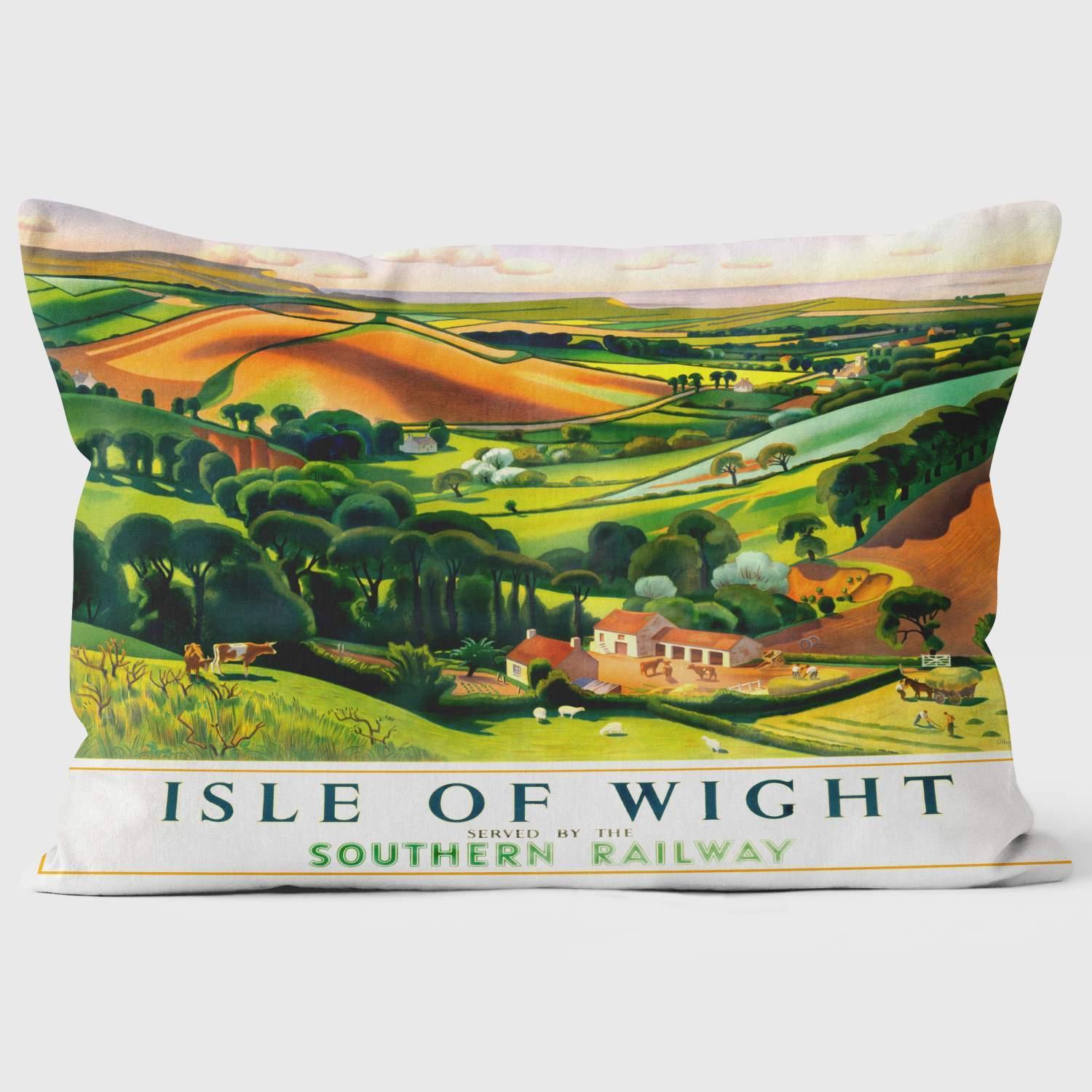 Isle Of Wight SR 1946 - National Railway Museum Cushion - Handmade Cushions UK - WeLoveCushions