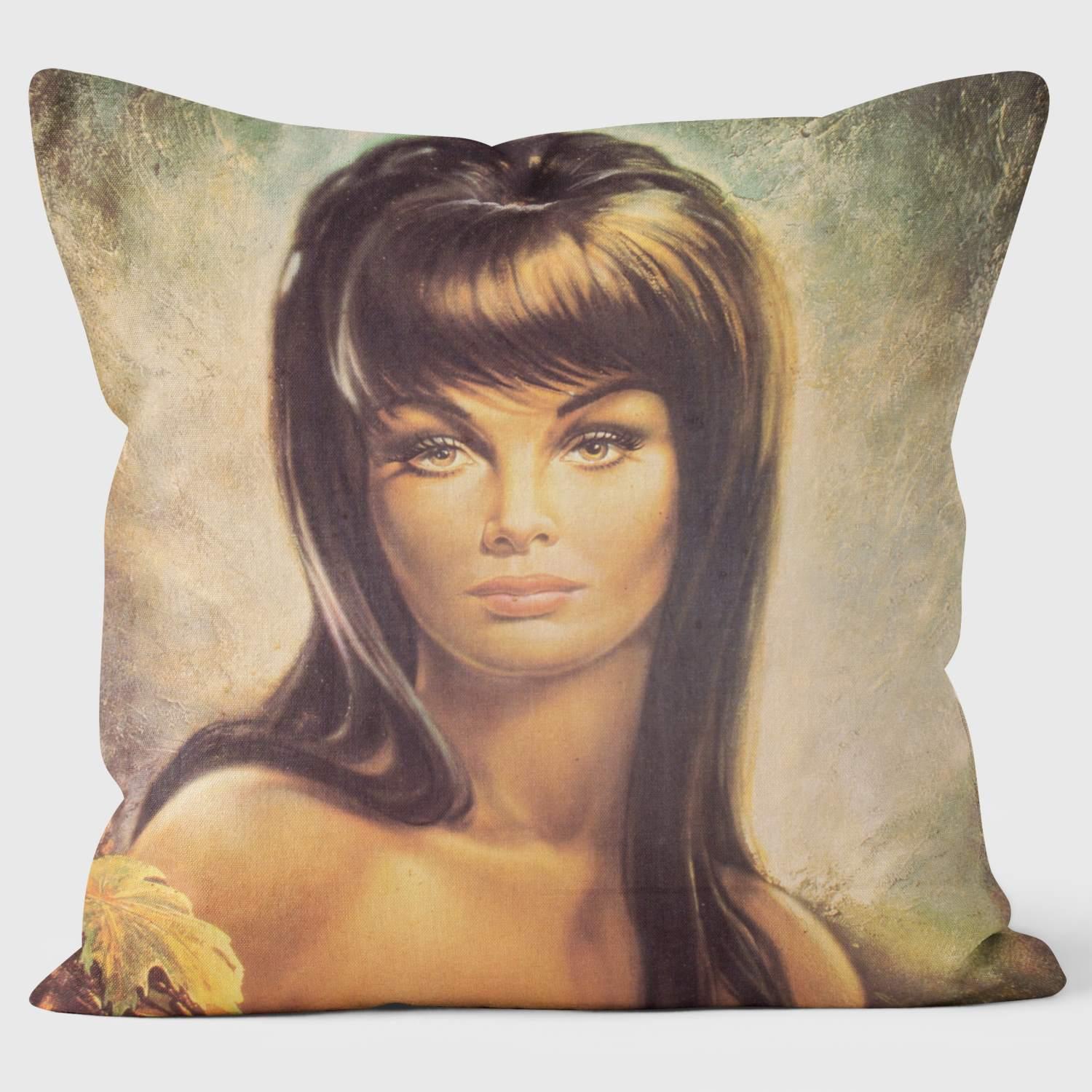 JH Lynch - Leaf Girl - Art Print Cushion - Handmade Cushions UK - WeLoveCushions
