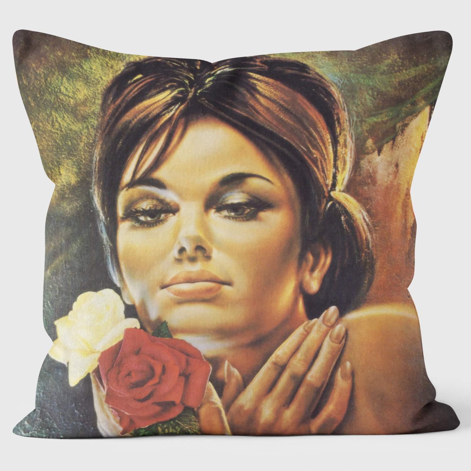 JH Lynch - Rose - Art Print Cushion - Handmade Cushions UK - WeLoveCushions