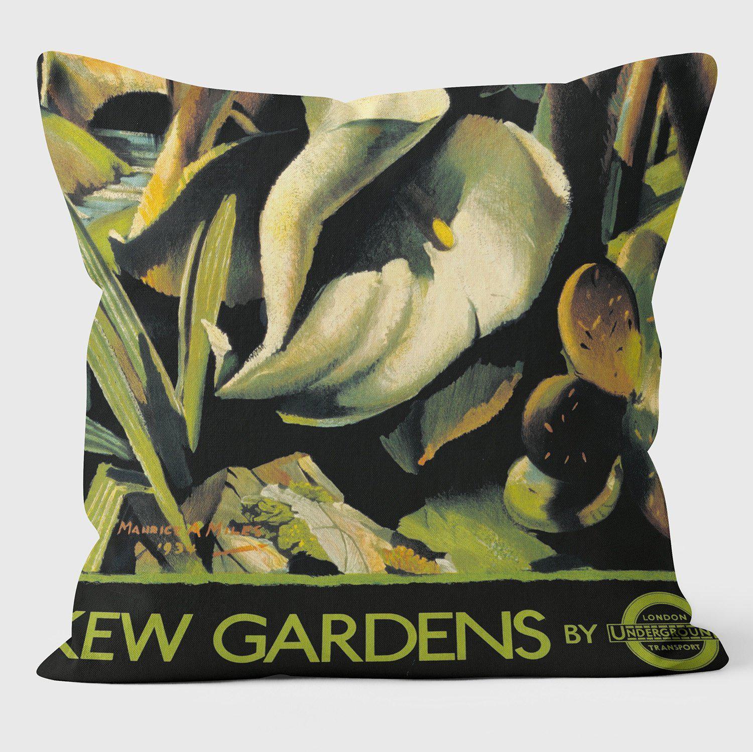 Kew Gardens - London Transport Cushion - Handmade Cushions UK - WeLoveCushions