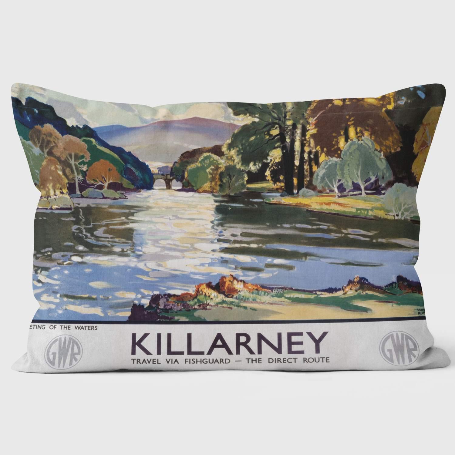 Killarney - National Railway Museum Cushion - Handmade Cushions UK - WeLoveCushions
