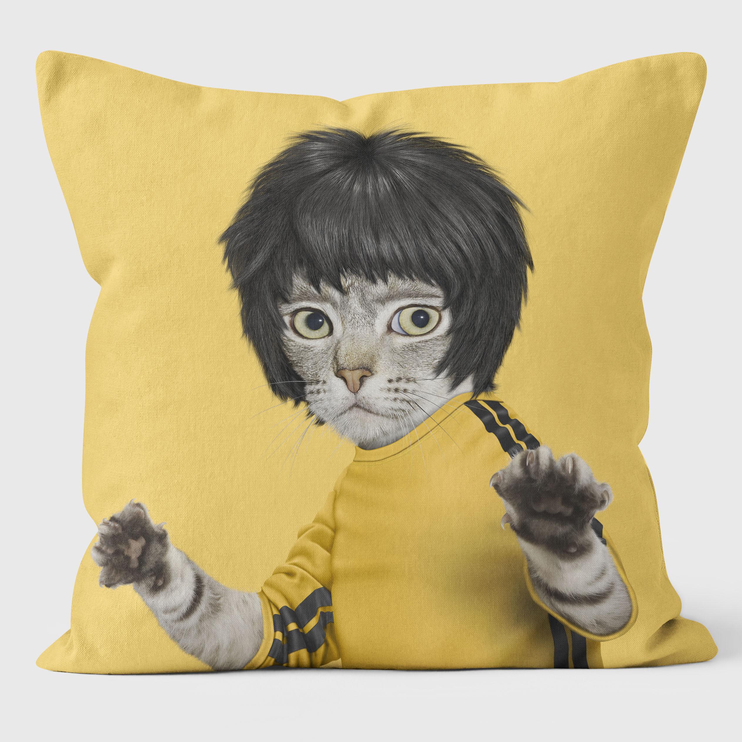 Kung Fu - Pets Rock Cushion - Handmade Cushions UK - WeLoveCushions
