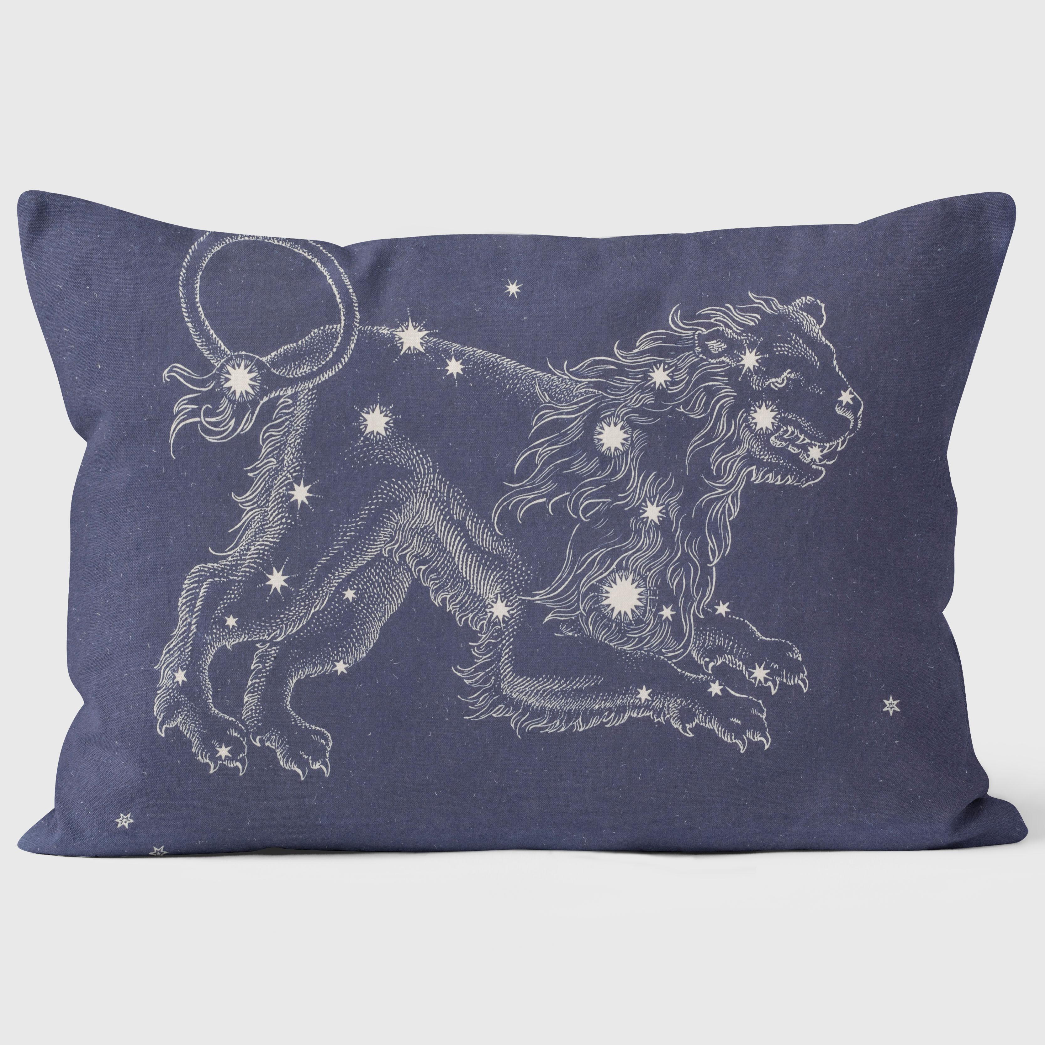 Leo Zodiac Sign - "Starry - Starry Night" Cushion - Handmade Cushions UK - WeLoveCushions