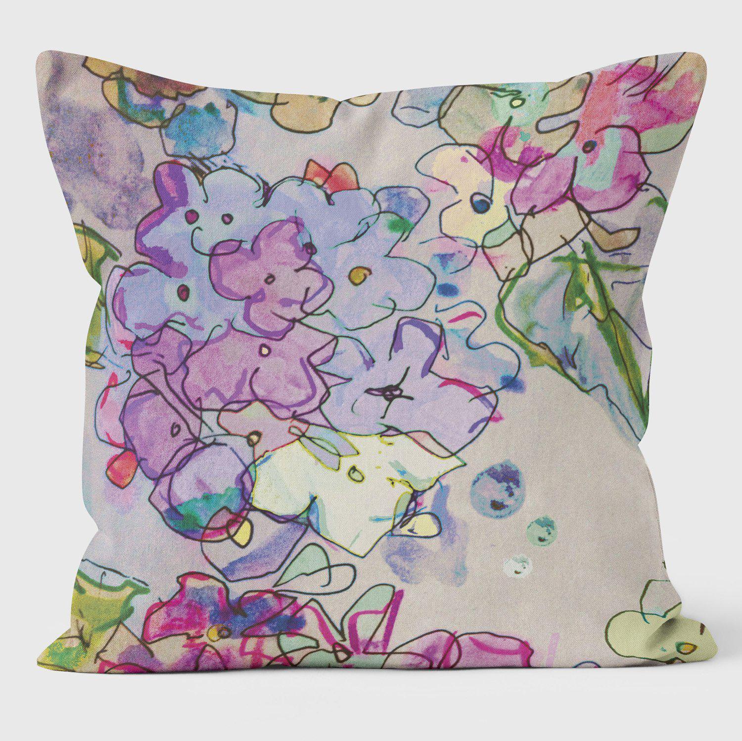Liliac Haze - Sarah Thornton Cushion - Handmade Cushions UK - WeLoveCushions