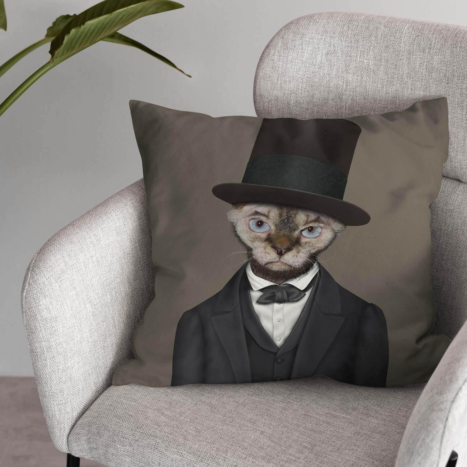 Abraham Lincoln - Pets Rock Cushion