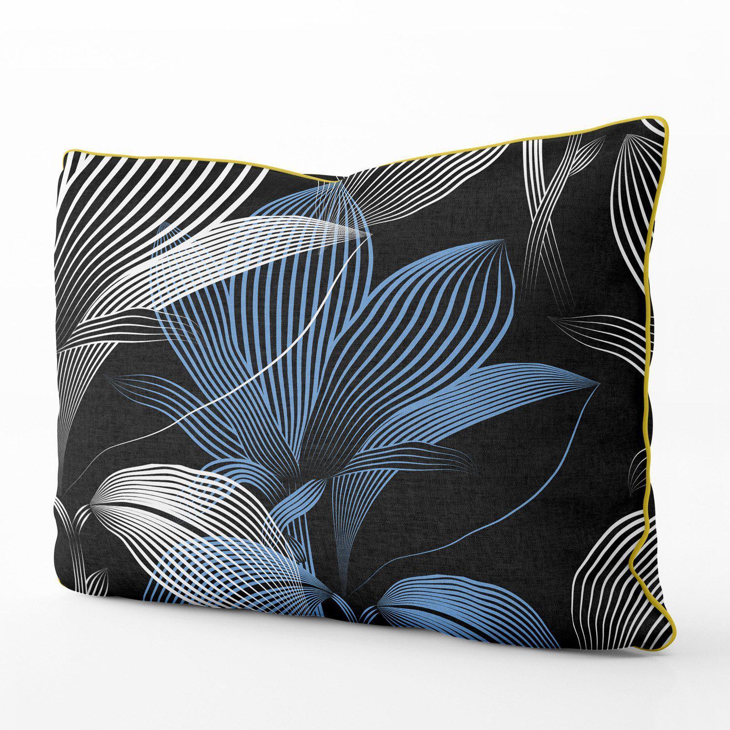 Linear Florals - Funky Art Cushion - Perfect Day - House Of Turnowsky Pillows - Handmade Cushions UK - WeLoveCushions