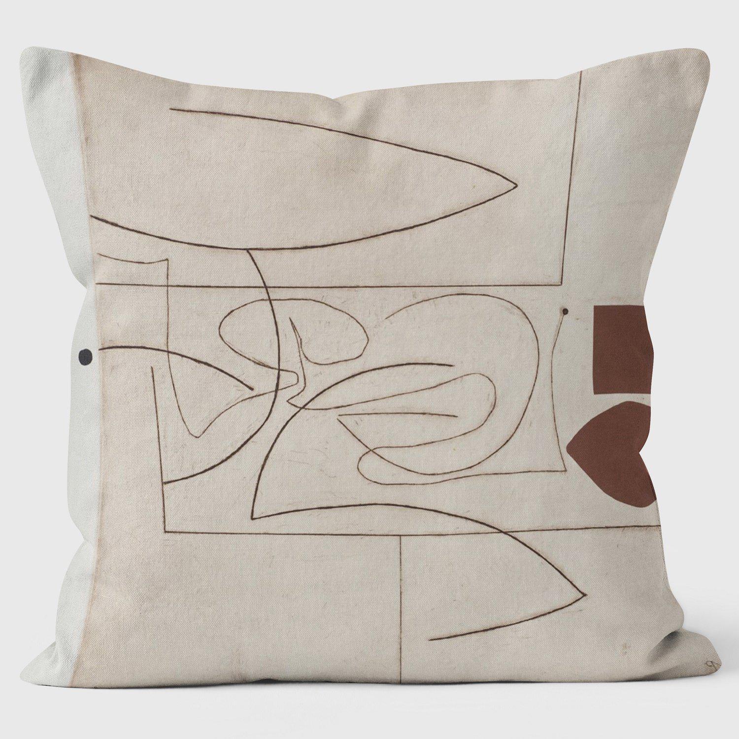 Linear Motif In Three Moviments -TATE - Victor Pasmore Cushion - Handmade Cushions UK - WeLoveCushions