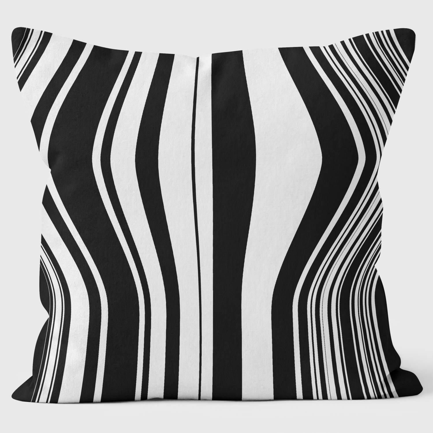 Liquorice - Abstract Cushion - Handmade Cushions UK - WeLoveCushions