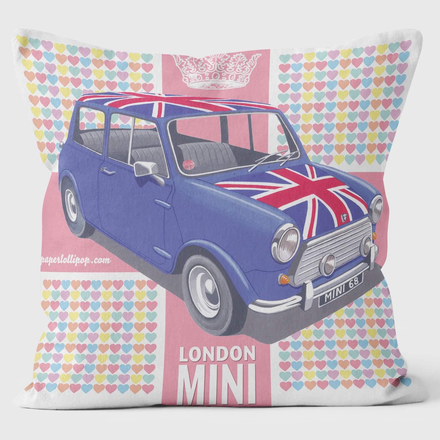 London Mini Cushion - Paperlollipop Cushion - Handmade Cushions UK - WeLoveCushions